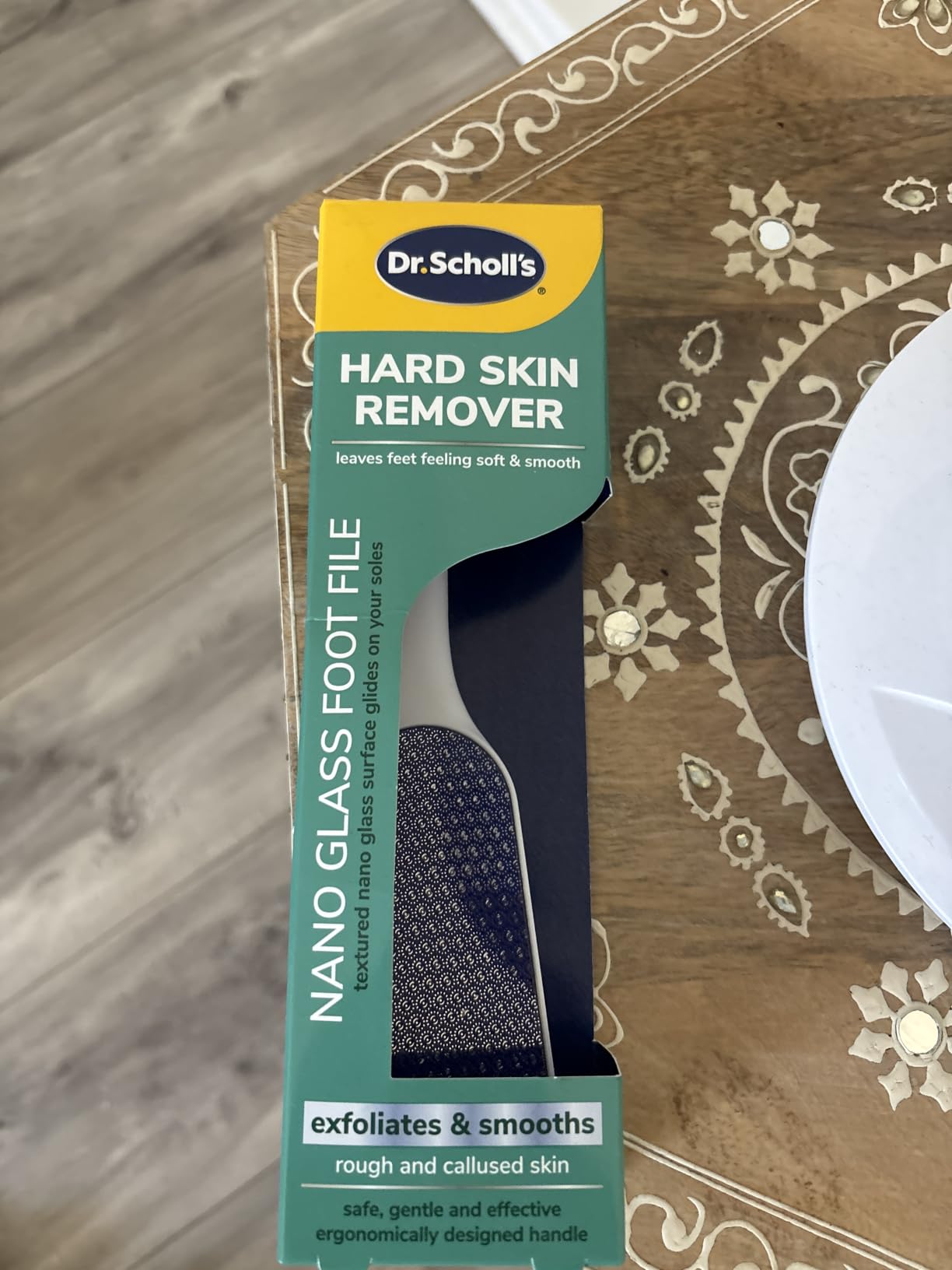 Dr. Scholl's Foot Callus Remover, Nano Glass Foot File, Soft Smooth Feet customer photo 1