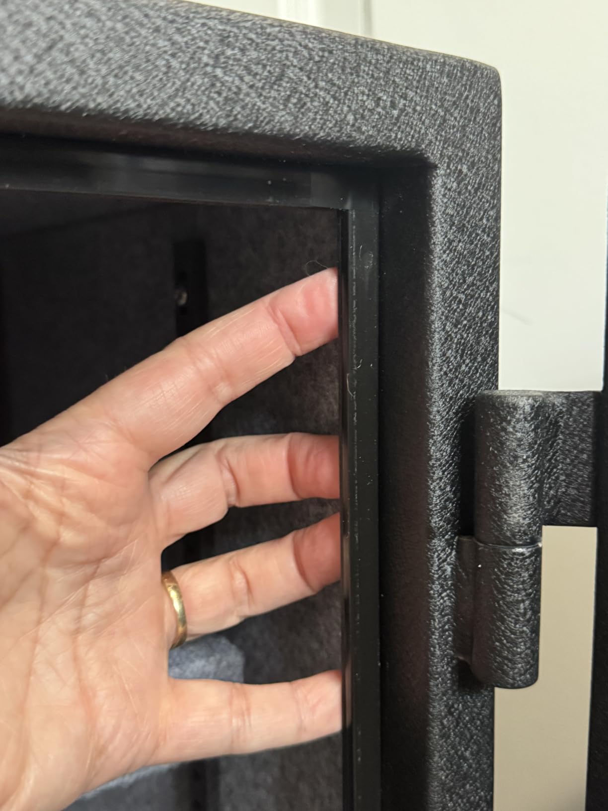 TIGERKING Biometric Fingerprint Fireproof Safe for Home Office customer photo 1