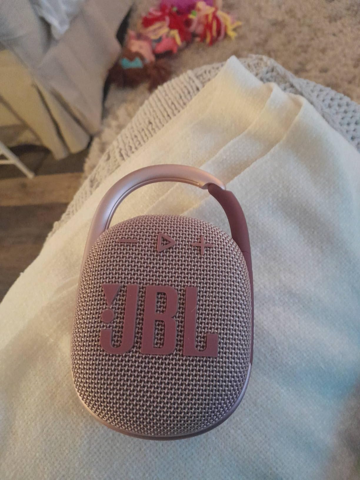 JBL Clip 4, Black/Orange - Portable Bluetooth 5.1 Speaker - Up to 10 Hours of Play - Waterproof & Dust Resistant - Includes Noise & Echo-Canceling Speakerphone customer photo 2
