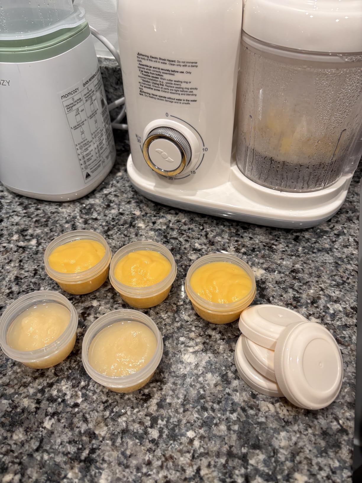 AMZBabyChef Baby Food Maker Blender: 4-in-1 Steamer and Puree Processor customer photo 1