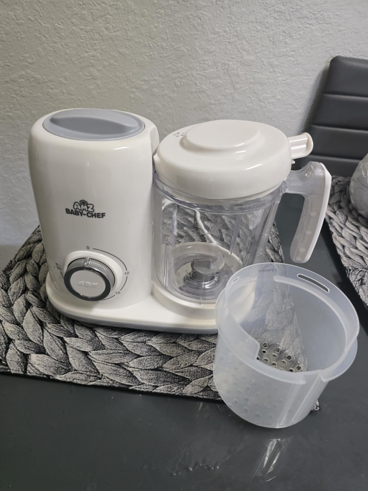 AMZBabyChef Baby Food Maker Blender: 4-in-1 Steamer and Puree Processor customer photo 2