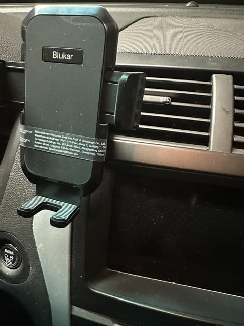 Blukar Car Phone Holder Mount, Super Stable Air Vent Cell Phone Car Mount | 2025 Metal Hook Clip, 360° Rotation,One Button Release for iPhone, Galaxy, Google, and All Other Smartphones customer photo 1