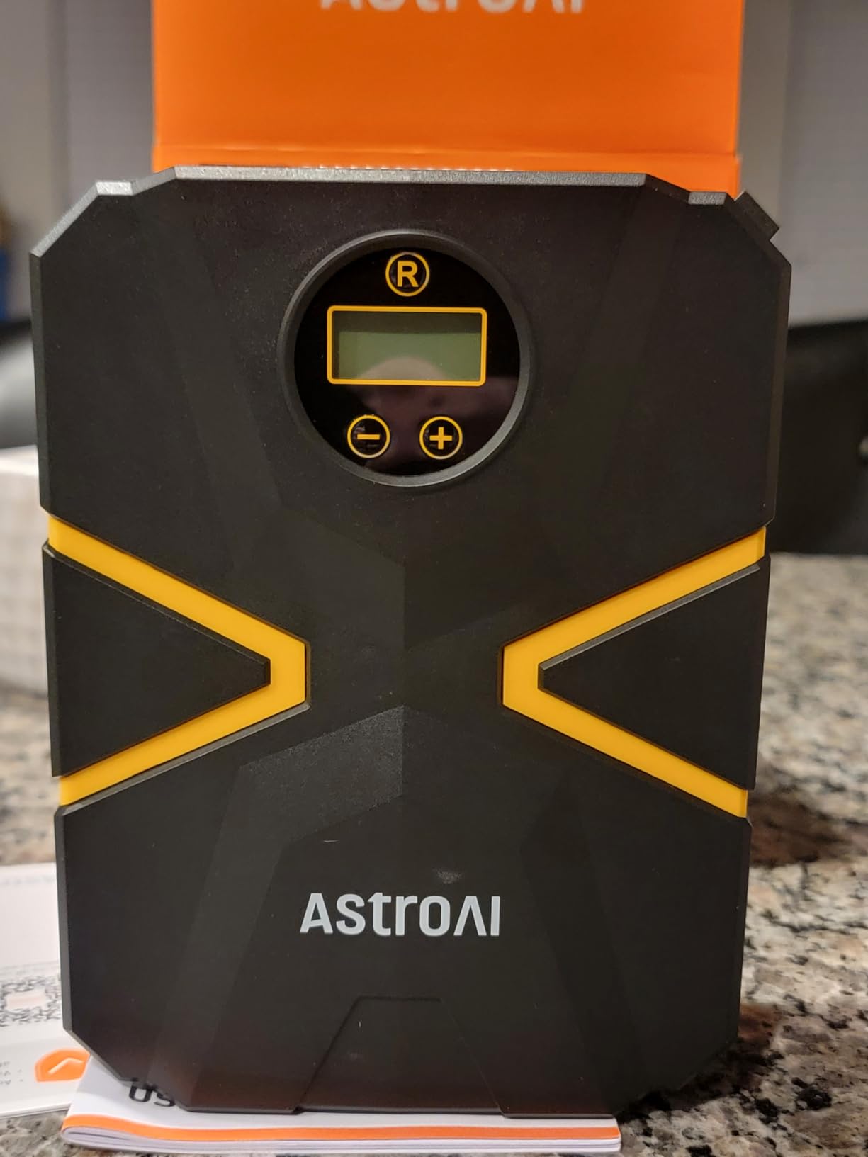 AstroAI S1 Tire Inflator Portable Air Compressor 12V DC with Digital Gauge | Preset Pressure Auto Shut-Off LED Light Fast Inflation, 150 PSI Compact Air Pump for Car Tires, Motorcycles, Bikes, Balls customer photo 1