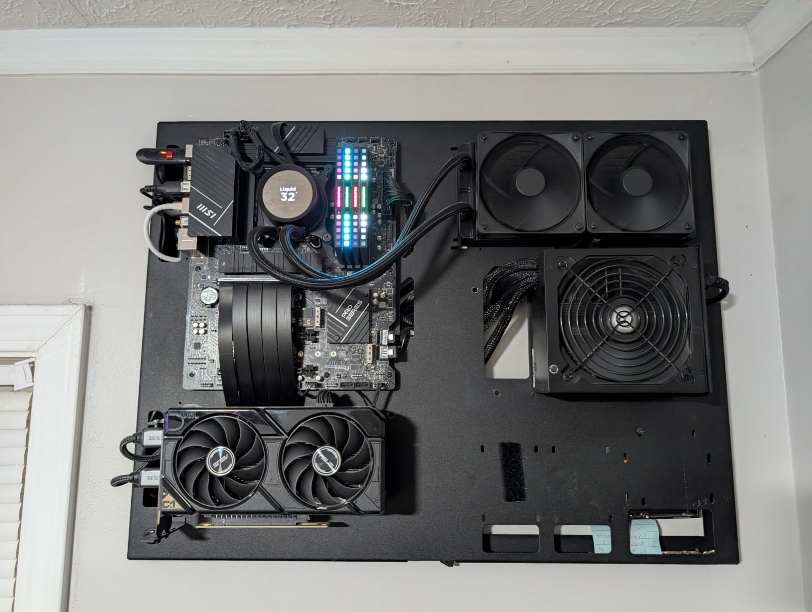 GLOTRENDS 300mm PCIe 4.0 X16 Riser Cable for PCIe 4.0/3.0 GPUs, Such as GeForce RTX 40/30 Series and AMD Radeon RX7000/RX6000 Series, etc customer photo 1
