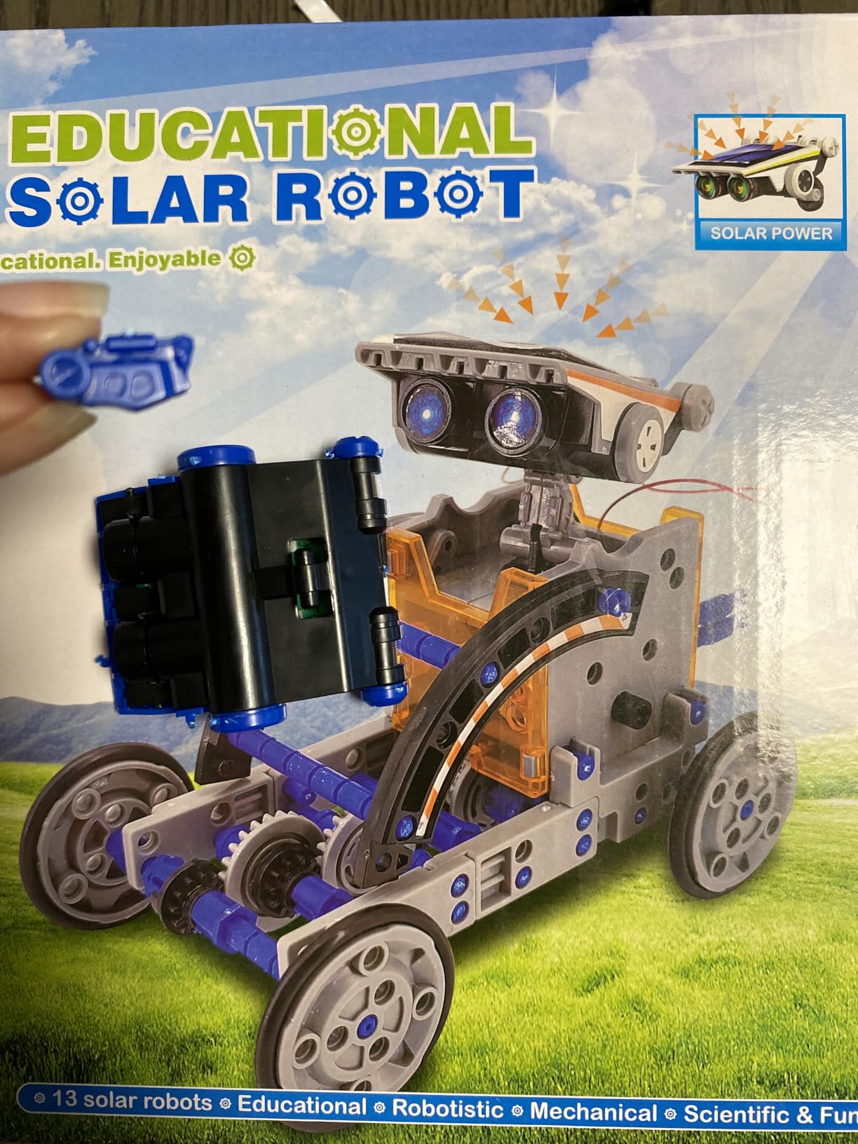 STEM 13-in-1 Education Solar Power Robots Toys for Boys Age 8+ , Educational Toy DIY Science Kits for Kids, Building Experiment Robotics Set Birthday Gifts for 8+ years old boys and girls . customer photo 1