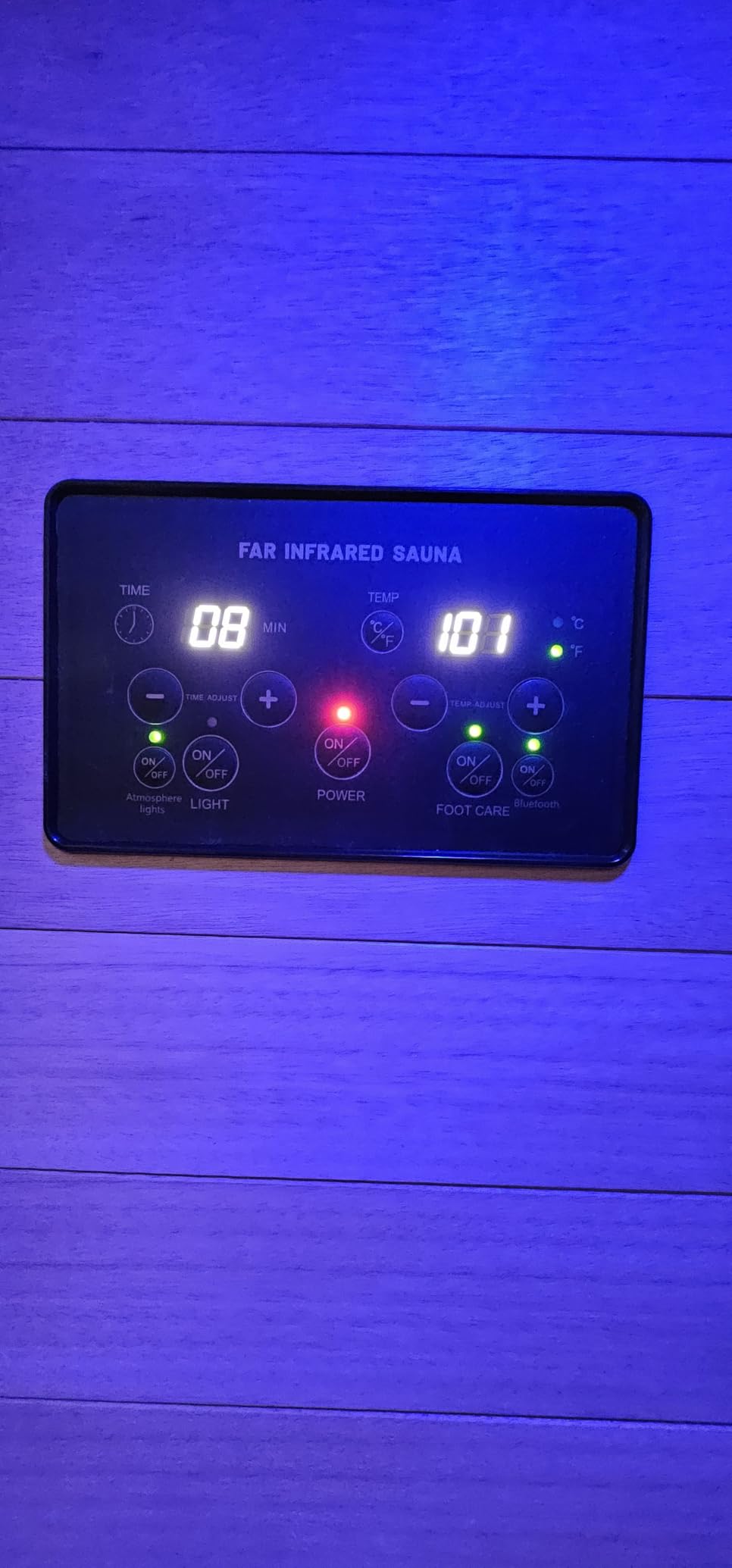 OUTEXER Far Infrared Sauna Home Sauna Spa Room Canadian Hemlock Wood 1200W customer photo 1