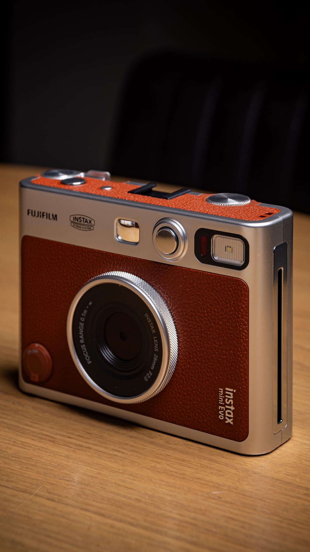 Fujifilm Instax Mini EVO Instant Camera - Brown customer photo 1