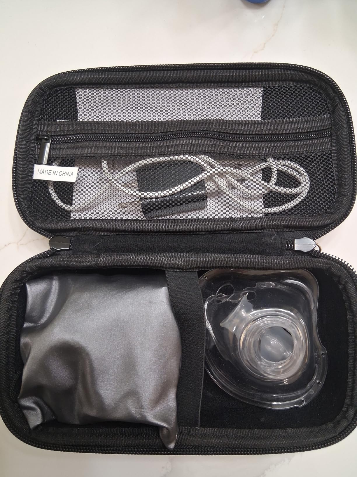 Elonbo Carrying Case for Portable Handheld Inhaler Nebulizer Machine, Blue customer photo 2