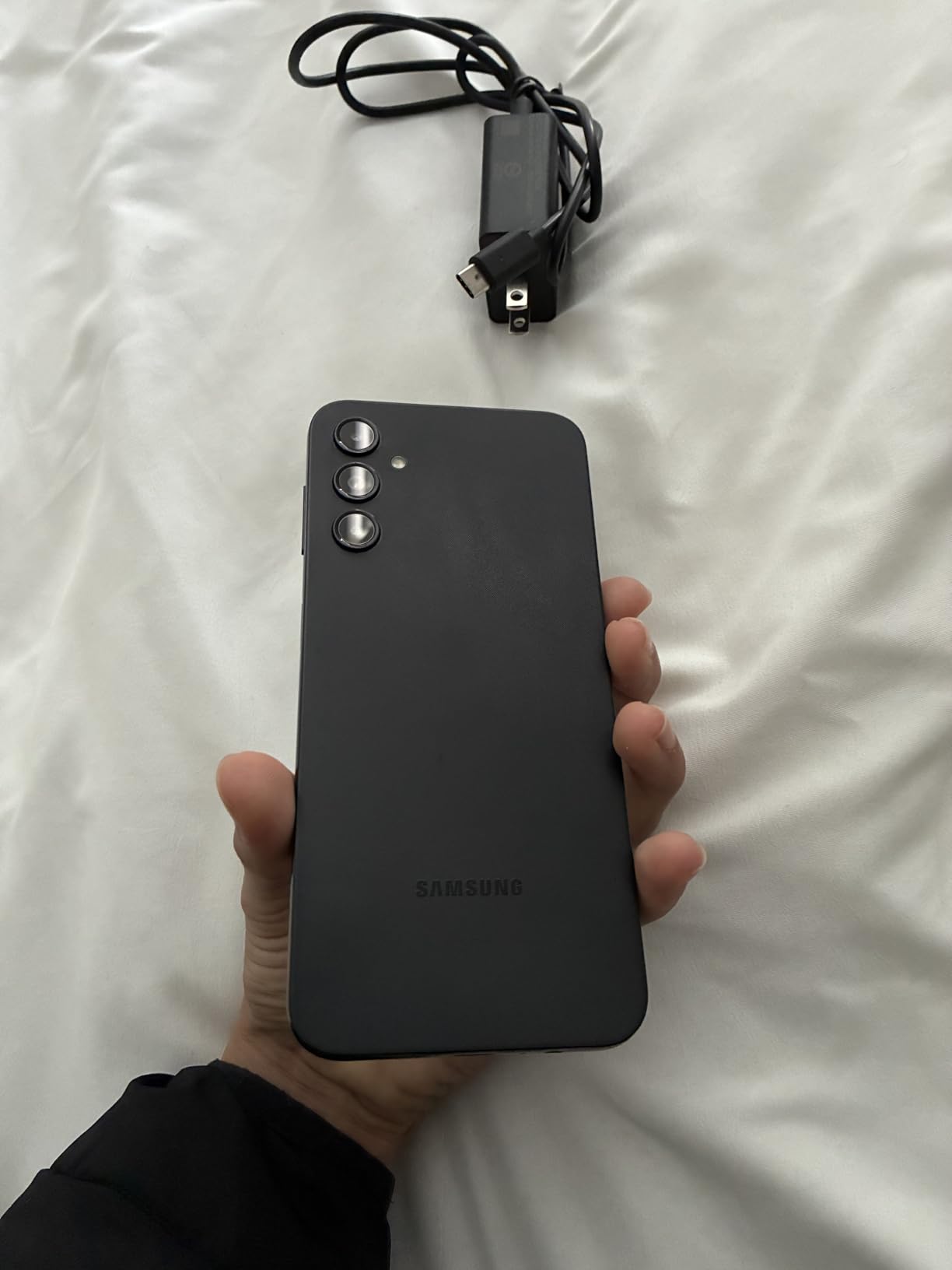 Samsung Galaxy A14 5G, 64GB + 4GB RAM, Black - Unlocked (GSM Only) (Renewed) customer photo 1