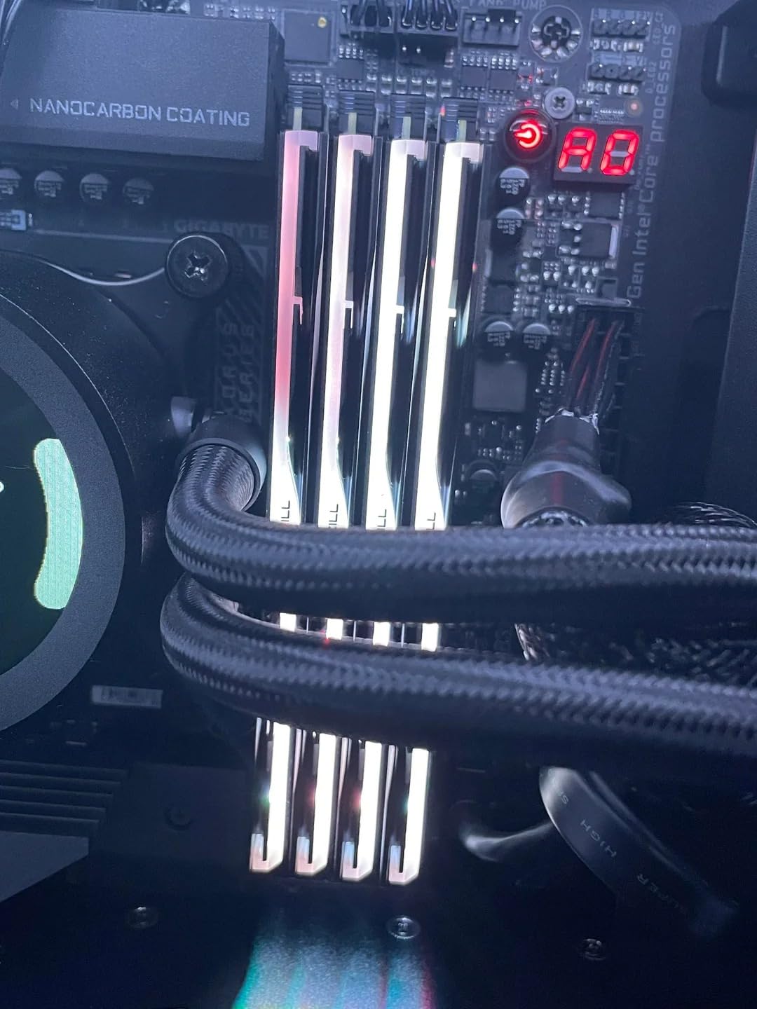G.SKILL Trident Z5 RGB Series DDR5 RAM (Intel XMP 3.0 & AMD EXPO) 32GB (2x16GB) Up to 6000MT/s CL36-36-36-96 1.35V Desktop Computer Memory U-DIMM - Matte White (F5-6000J3636F16GX2-TZ5RW) customer photo 2