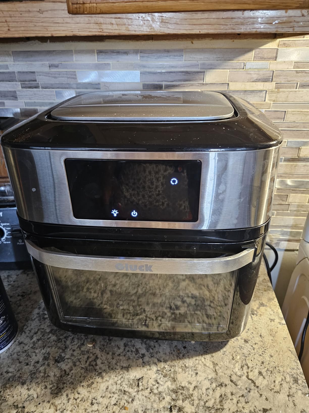 Air Fryer Oven Large 20 QT, Multifunctional 10-in-1 Airfryer Toaster Combo | Family Size, 3 Cooking Racks, Big Window, Rotisserie, Dehydrate, Bake, Reheat, 90-400F, Auto Shutoff, 1800W ETL Rated customer photo 2