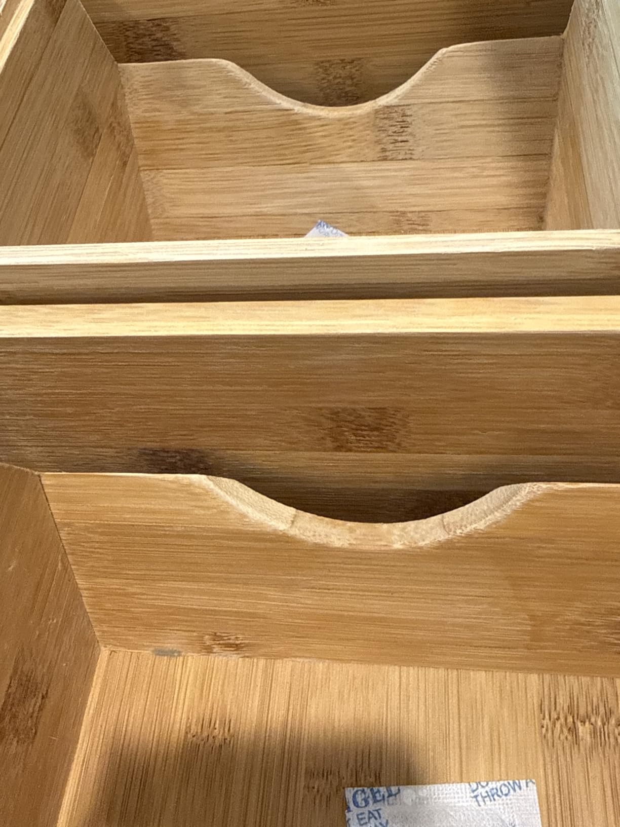 HOMESTEAD Bamboo Pantry Storage Bins – Stackable Potato & Onion Storage Bin for Kitchen Countertop, Pantry Organizer, Fruit Vegetable Basket, Multiuse - Set of 3 Slide-Out Access customer photo 1
