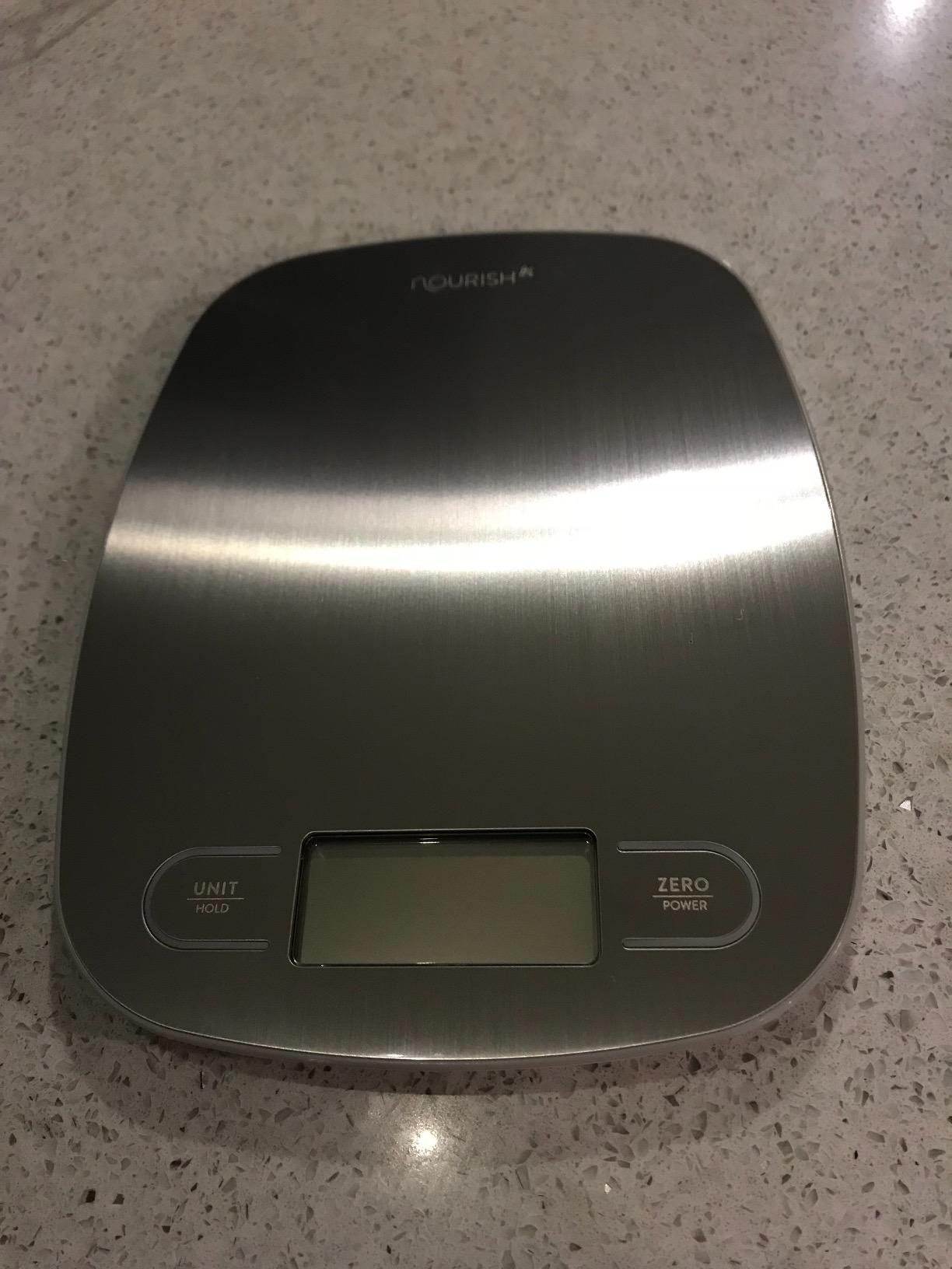 Greater Goods Food Scale, Slim & Compact Build, 1g Precision (Birch White) customer photo 1