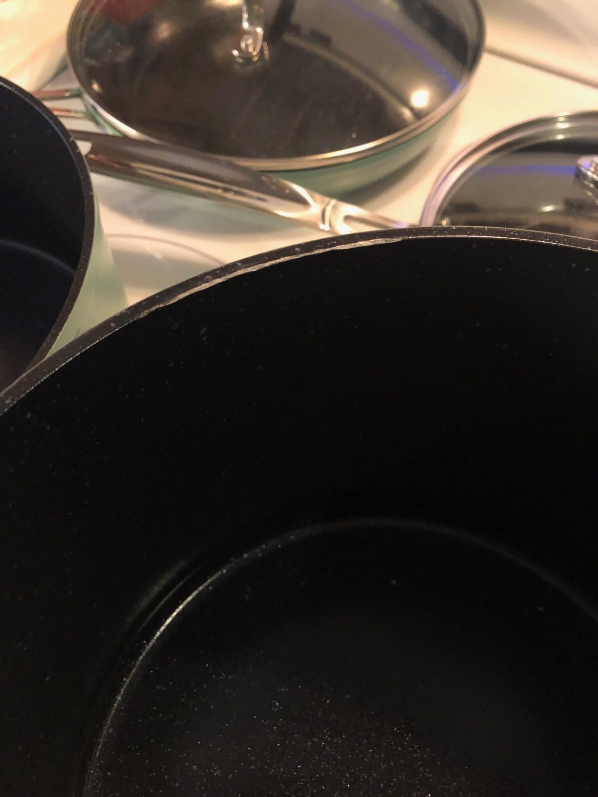 Nuwave Healthy Duralon Blue Ceramic Nonstick Cookware Set, PFAS Free customer photo 1