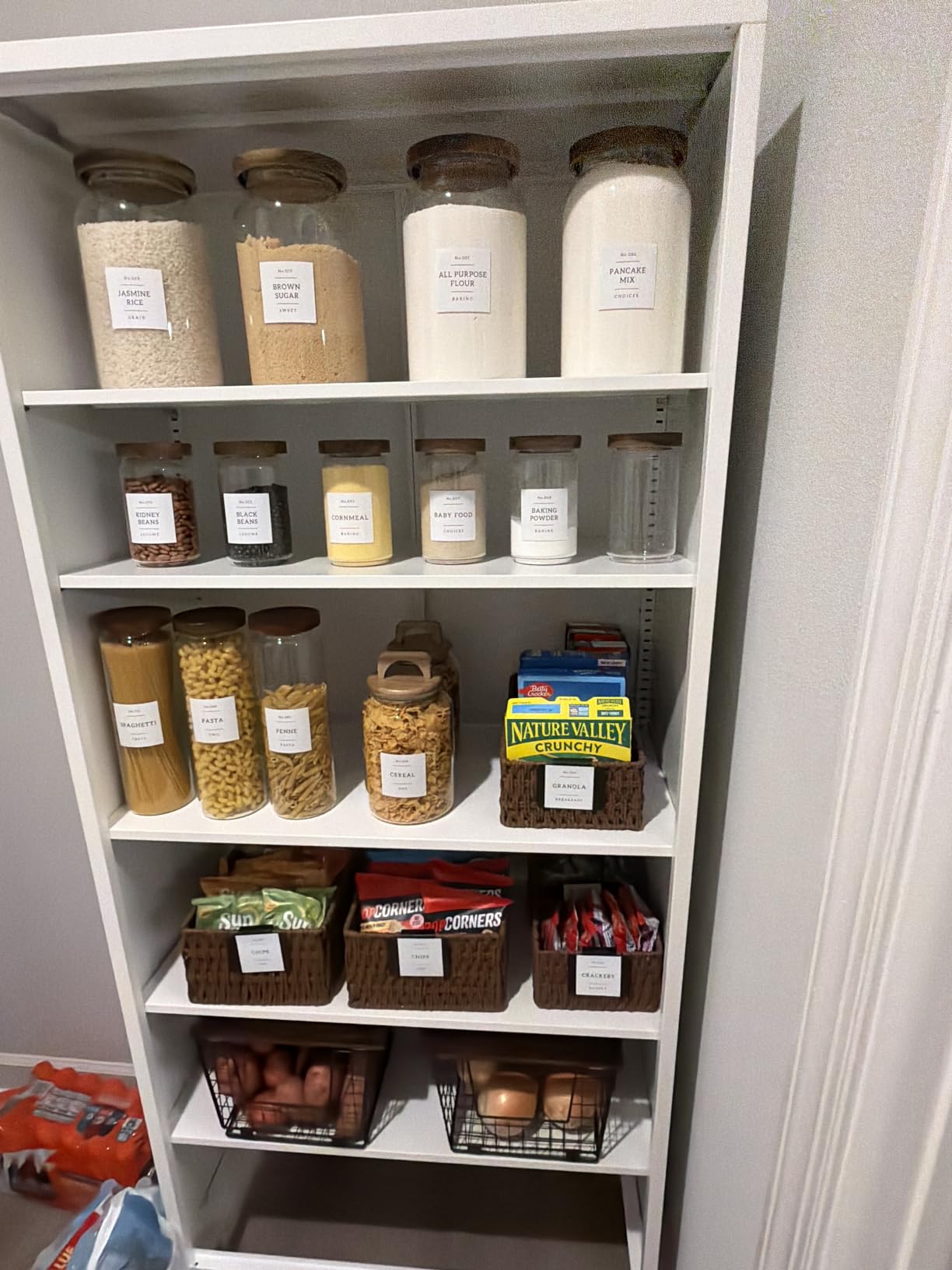 2 Pack Stackable Potato Onion Bins, Pantry Organizers and Storage customer photo 1