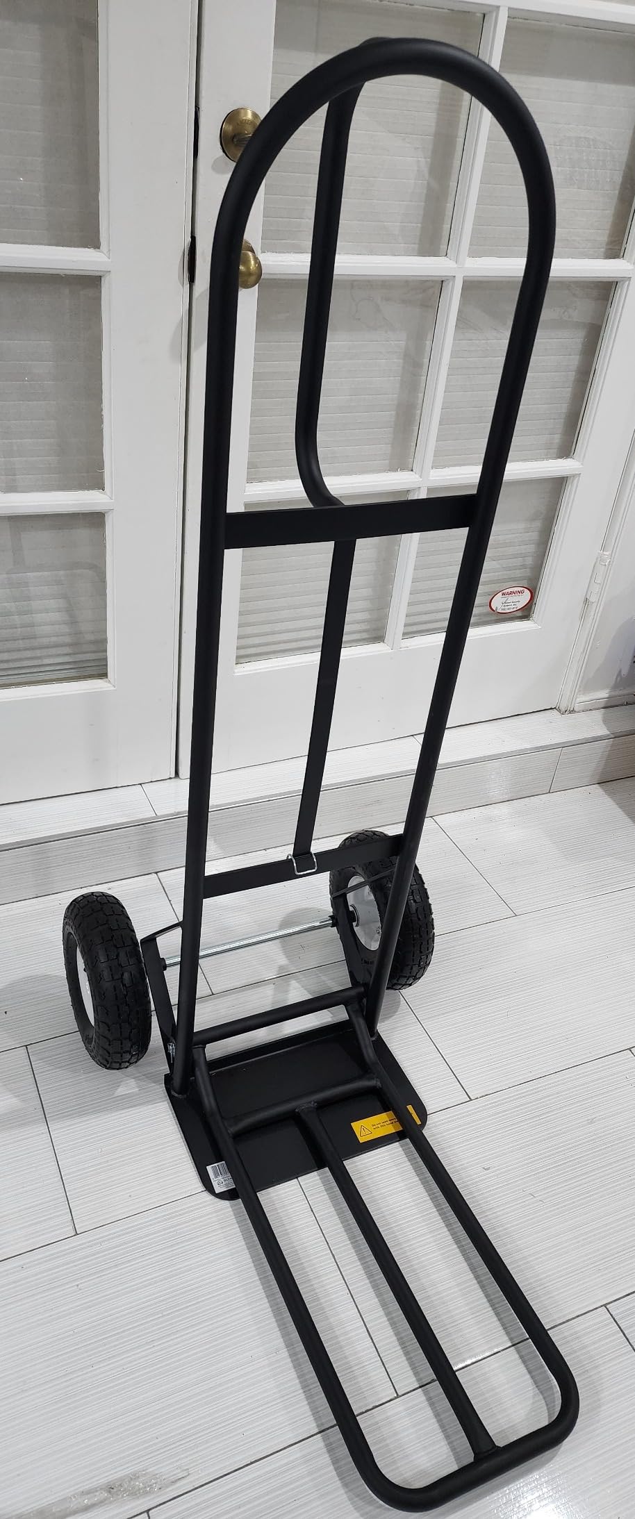 Olympia Tools 800 Lb Sack Hand Truck with Folding Nose, D Handle and 10