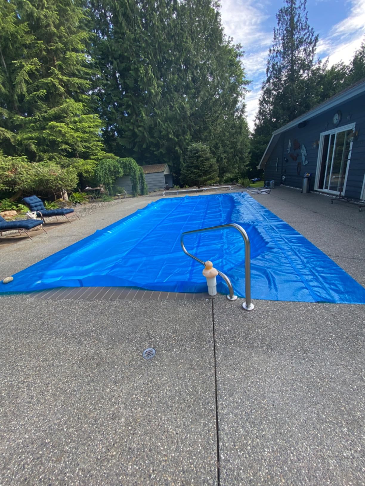 BigXwell Spa and Hot Tub Solar Pool Cover, 12Mil 6x6 Foot Rectangle Thermal Blanket for Outdoor Hot Tubs, 1200Series (6X6 FT) customer photo 1