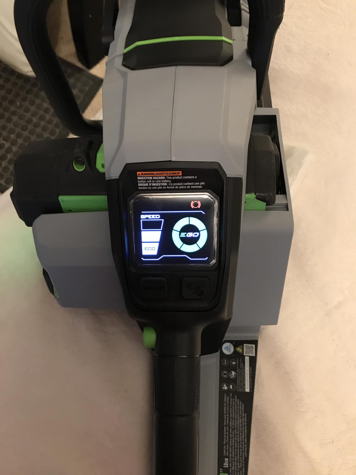 EGO POWER+ Chain Saw, 20” Battery Powered Chainsaw, Electric Cordless, Battery and Charger Not Included – CS2000 customer photo 1