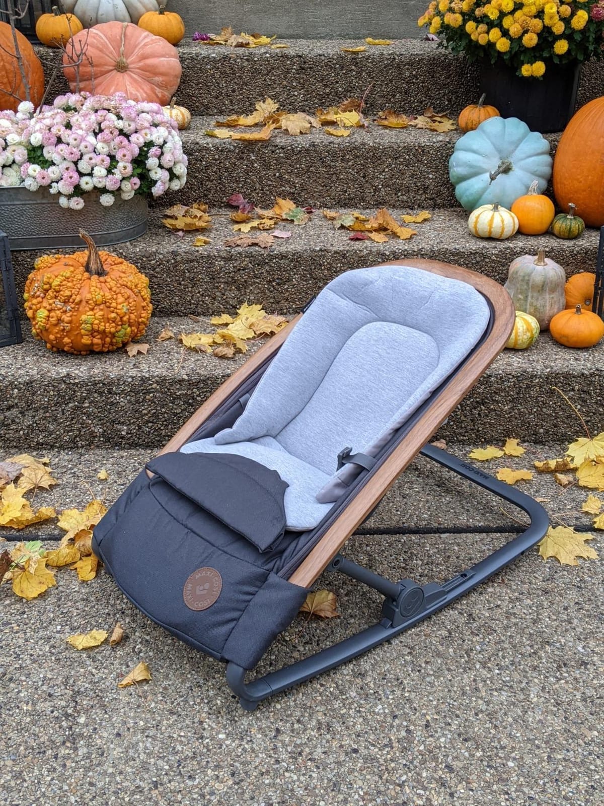 Maxi-Cosi Kori 2-in-1 Baby Bouncer Seat for Infants, Baby Rocker Chair, Portable Bouncer Chair, Classic Green customer photo 1