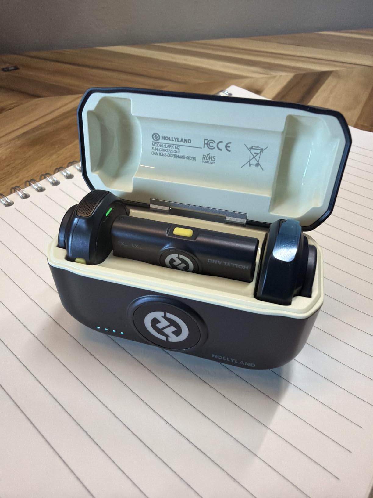 Hollyland Lark M2 Wireless Microphone for iPhone15/16/17&Android, USB C Mini Lapel Microphone Wireless, 1000ft Range, Hi-Fi Audio, Noise Cancellation, 30H Battery for Video Recording, Streaming | 30H Battery for Video Recording, Extended 30 hours of battery life, Hi-Fi Audio, Features a 48kHz and 24-bit audio format customer photo 1