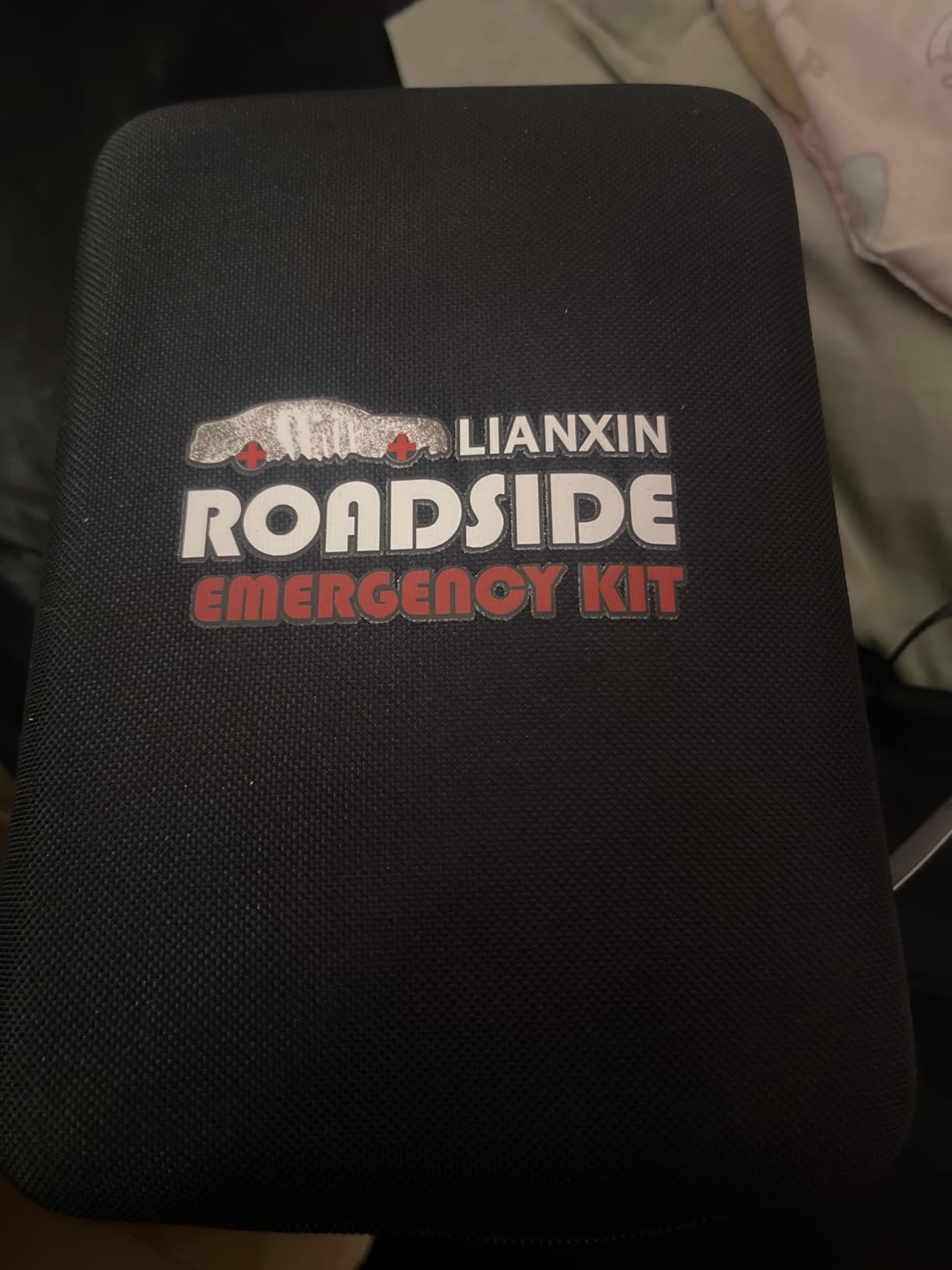 LIANXIN Car Roadside Emergency Kit,with Jumper Cables Car Safety Kits customer photo 2