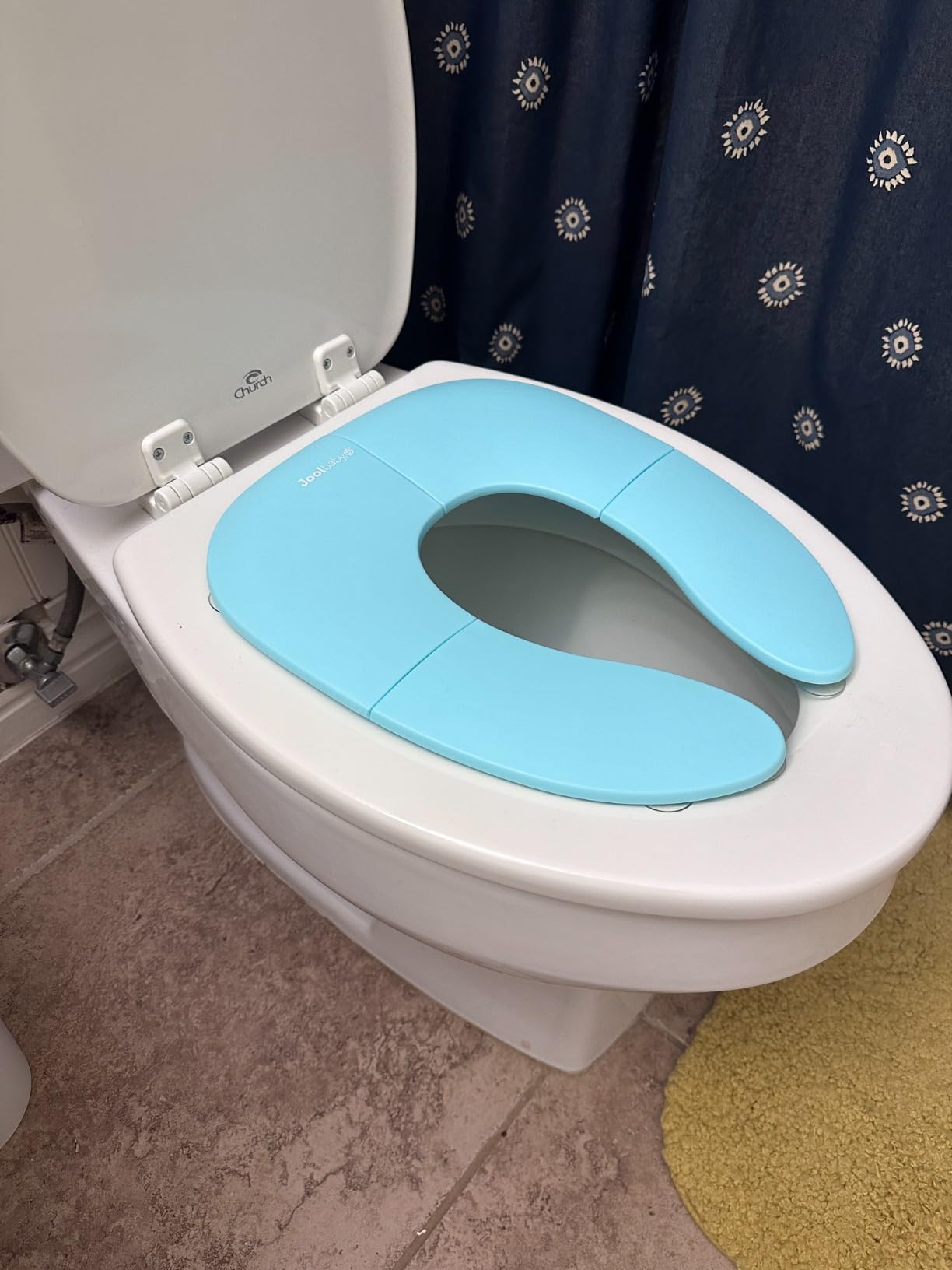 Jool Baby Folding Travel Potty Training Seat – Easy-Remove Pull Tab (Gray) customer photo 2