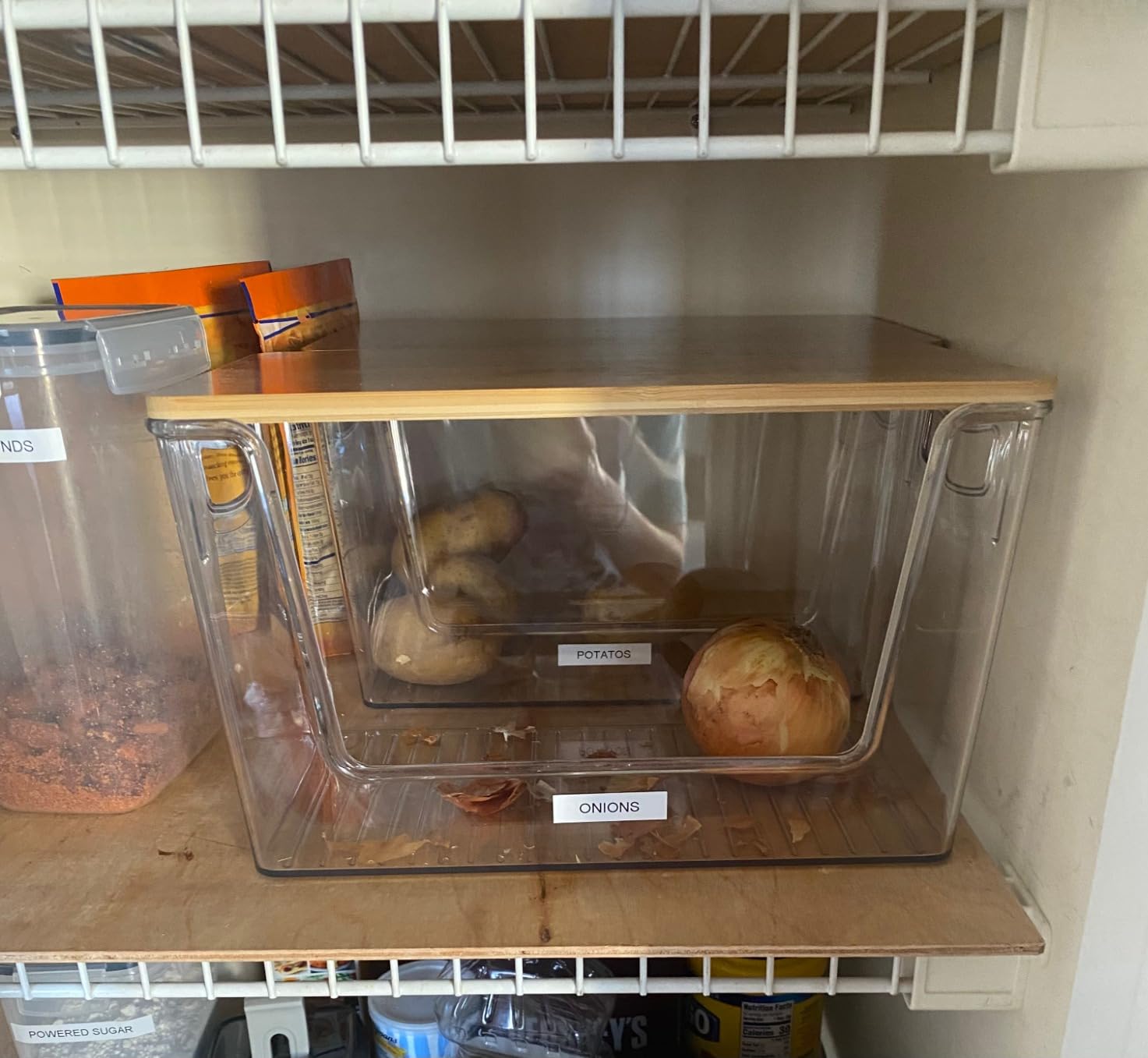 Pantry Organizers Onion Potato Storage Bins customer photo 2