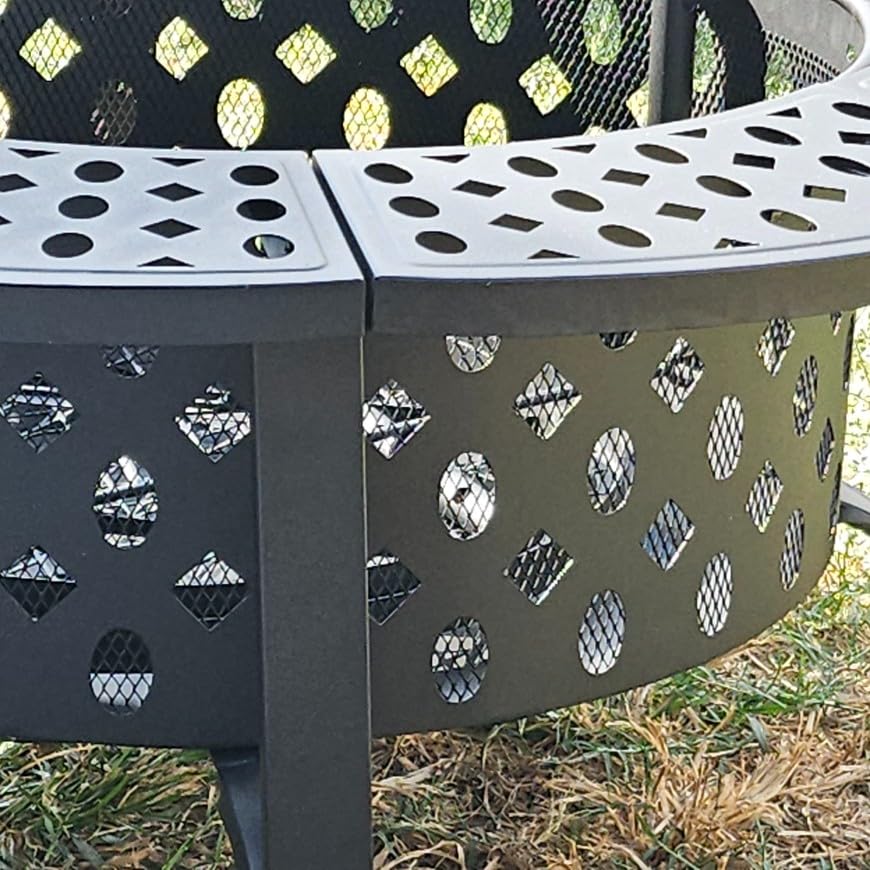 OutVue 42 Inch Fire Pit with 2 Grills, Lid, Poker customer photo 1