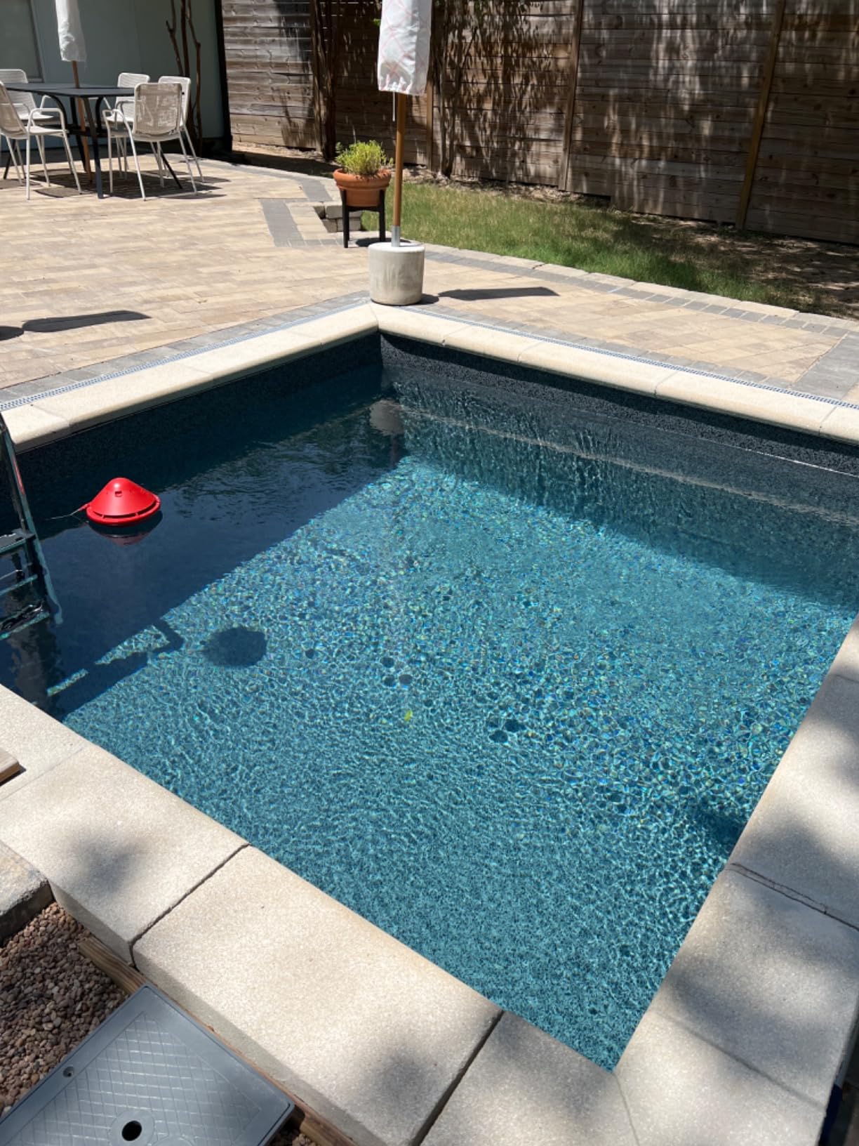 CIPU Pool Pump with Timer 2700GPH 115V Powerful Self Priming Above Ground Swimming Pool Pump 0.35HP with Filter Basket Low Noise for Pools Hot Tub Spa Water Circulation customer photo 1