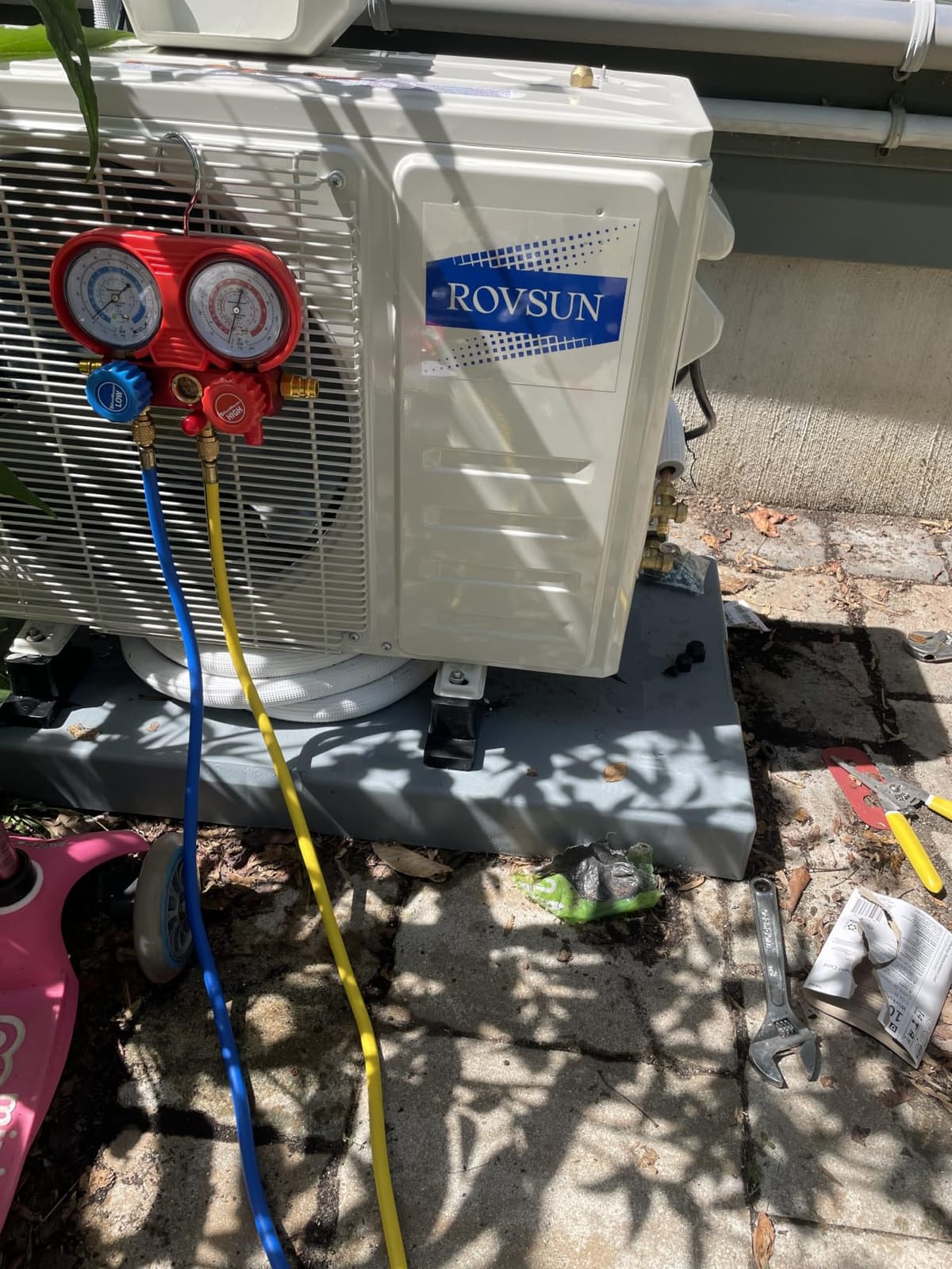 ROVSUN 11500 BTU Wifi Enabled Mini Split Air Conditioner & Heater, 17 SEER2 115V Inverter Ductless Wall AC Unit with Pre-Charged Condenser, Heat Pump & Installation Kit customer photo 2