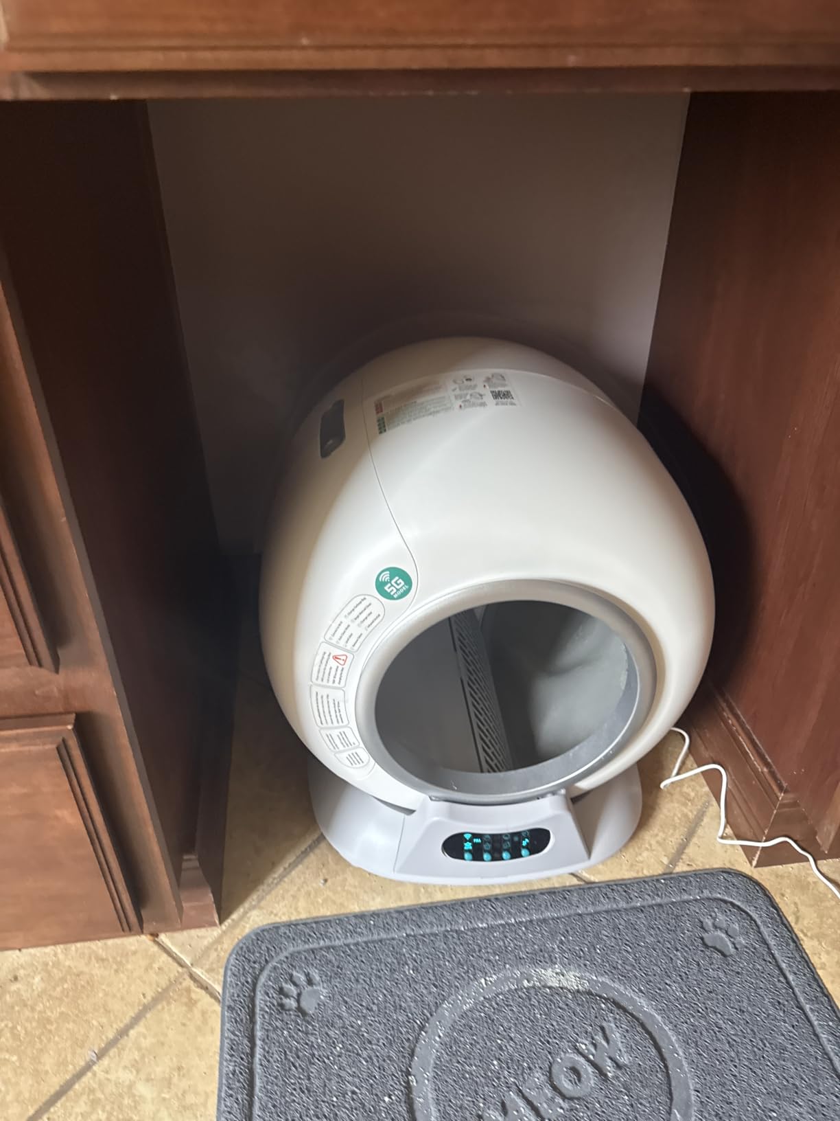 Petcove PurrTek Automatic Litter Box Self Cleaning 5GHz Wi-Fi, Odor Control customer photo 2