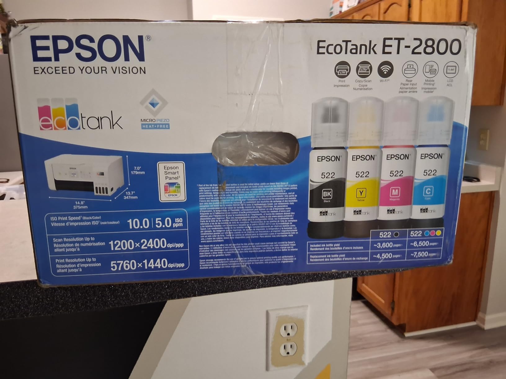 Pinckney Cartridge-Free Super-Tank Printer with Sublimation Ink Bundle for Heat Transfers, Easy Fill, Built-in Scanner & Copier (White) customer photo 1
