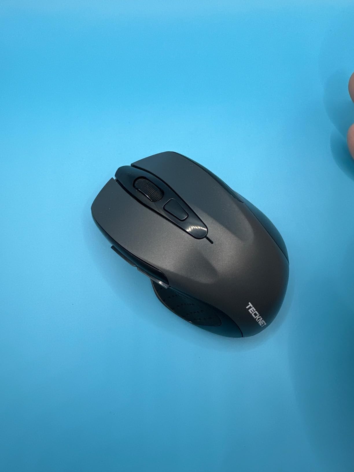 TECKNET Wireless Mouse, BT 5.0/2.4G, Silent 4800 DPI 6 Buttons, Grey customer photo 1