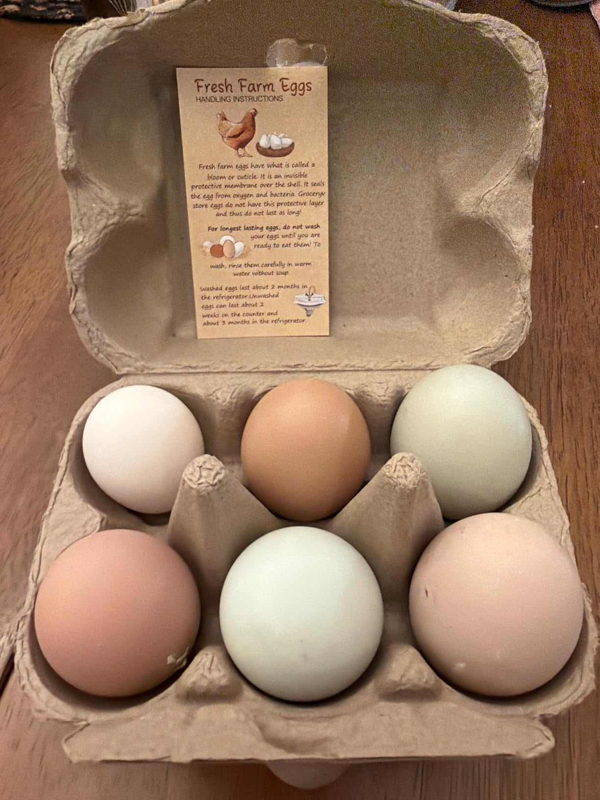 40 Pack Half Dozen Egg Cartons Bulk 6 Count, Empty Natural Paper Pulp Egg Cartons Reusable, Strong Sturdy Design Made from Natural Cardboard customer photo 1