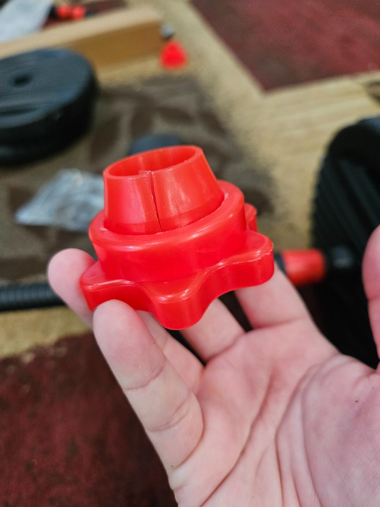 Adjustable Dumbbell set,20/30/45/70/90lbs Free Weight Set customer photo 2