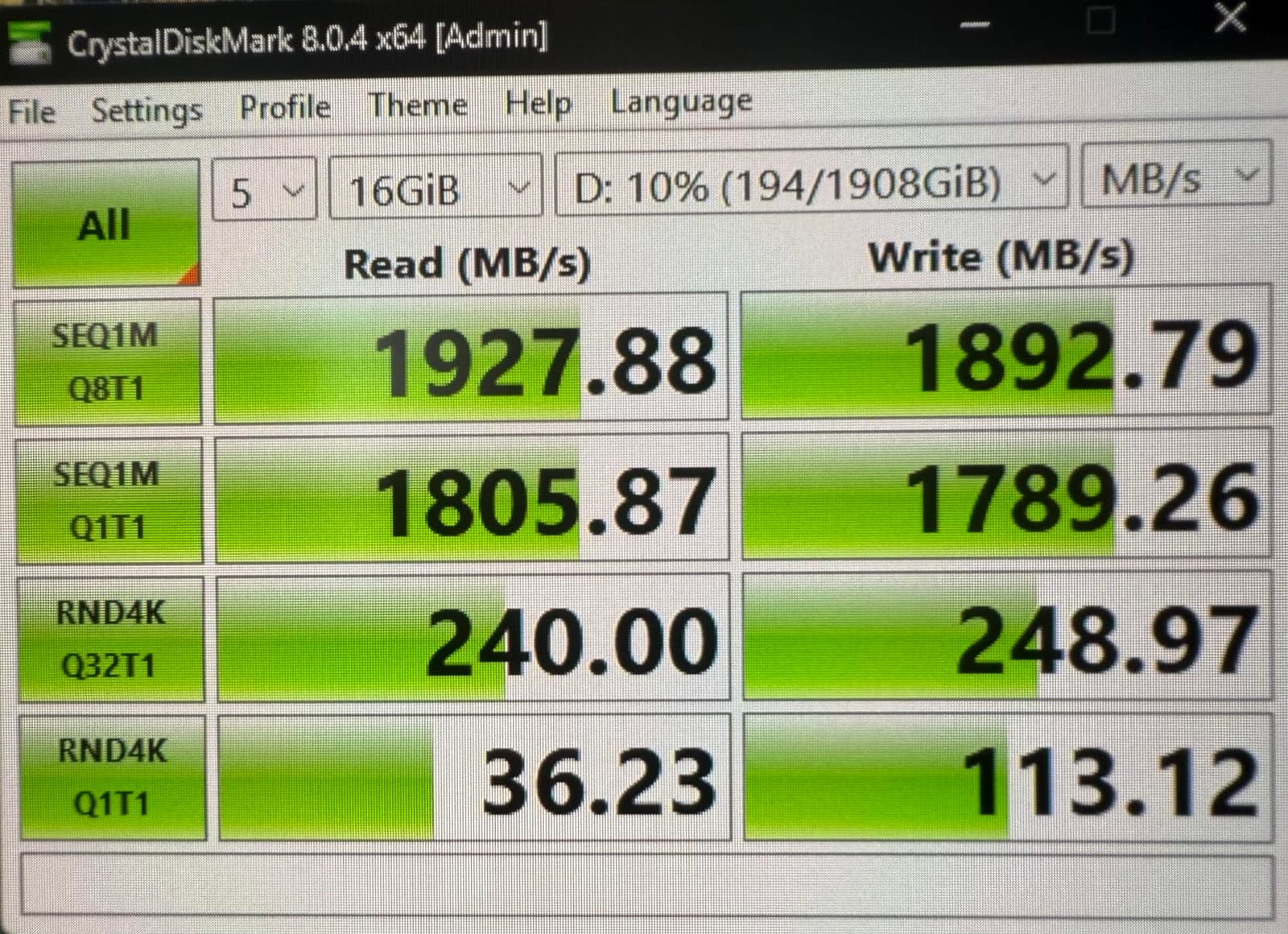 PNY RP60 1TB USB 3.2 Gen 2x2 Type-C Portable SSD customer photo 1