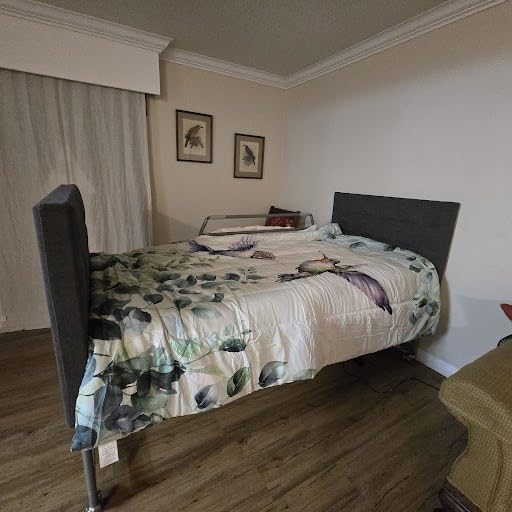 Electric Hospital Bed for Home Use – 5 Functions, Advanced German LIMOSS Motor, Double Solid Wood Panels with Upholstered Covers, Medical Overbed Table & Foldable Rails customer photo 1