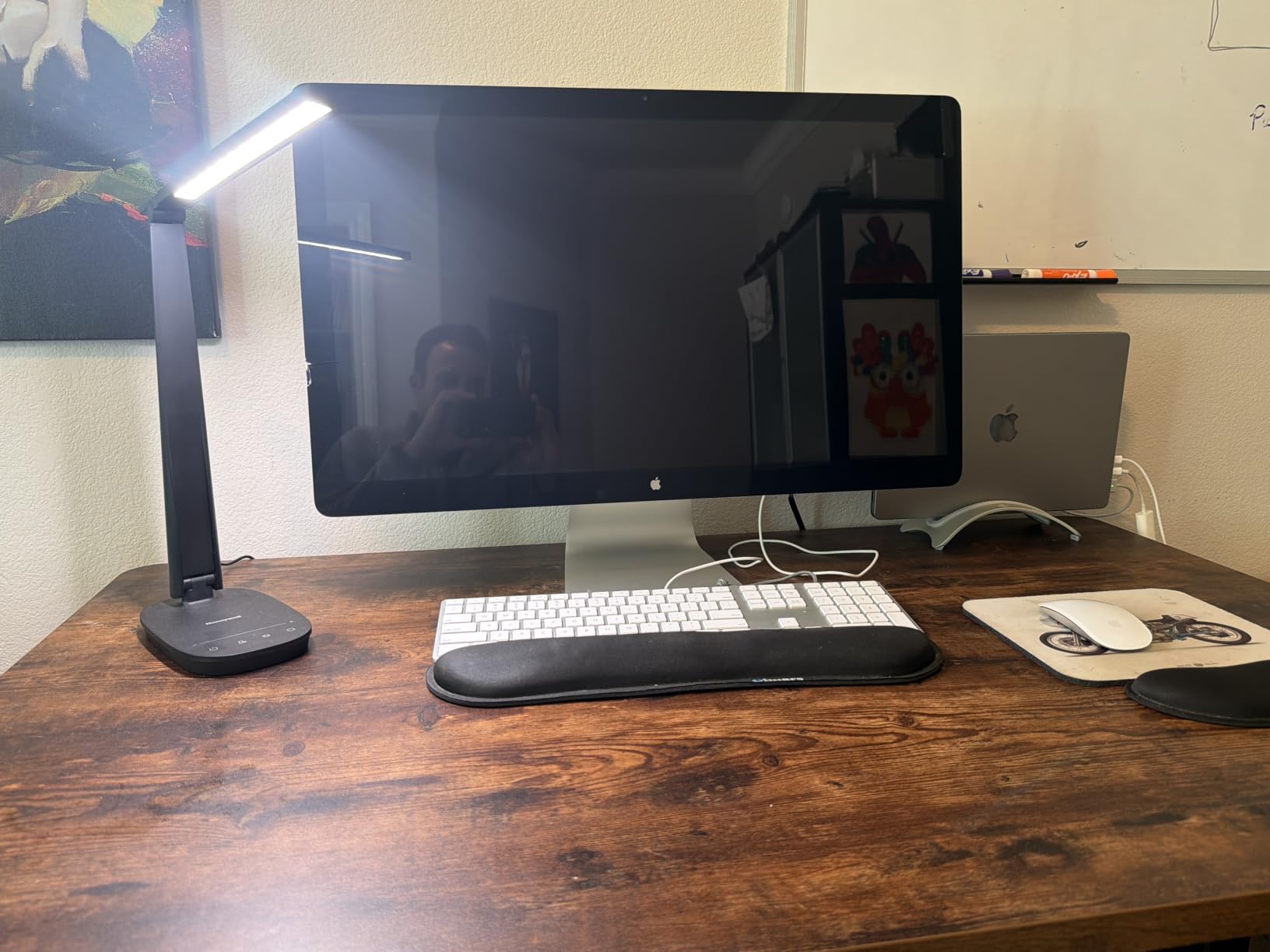 Honeywell HWT-H2 LED Desk Lamp, Eye-Caring Full Spectrum, USB Charging customer photo 1