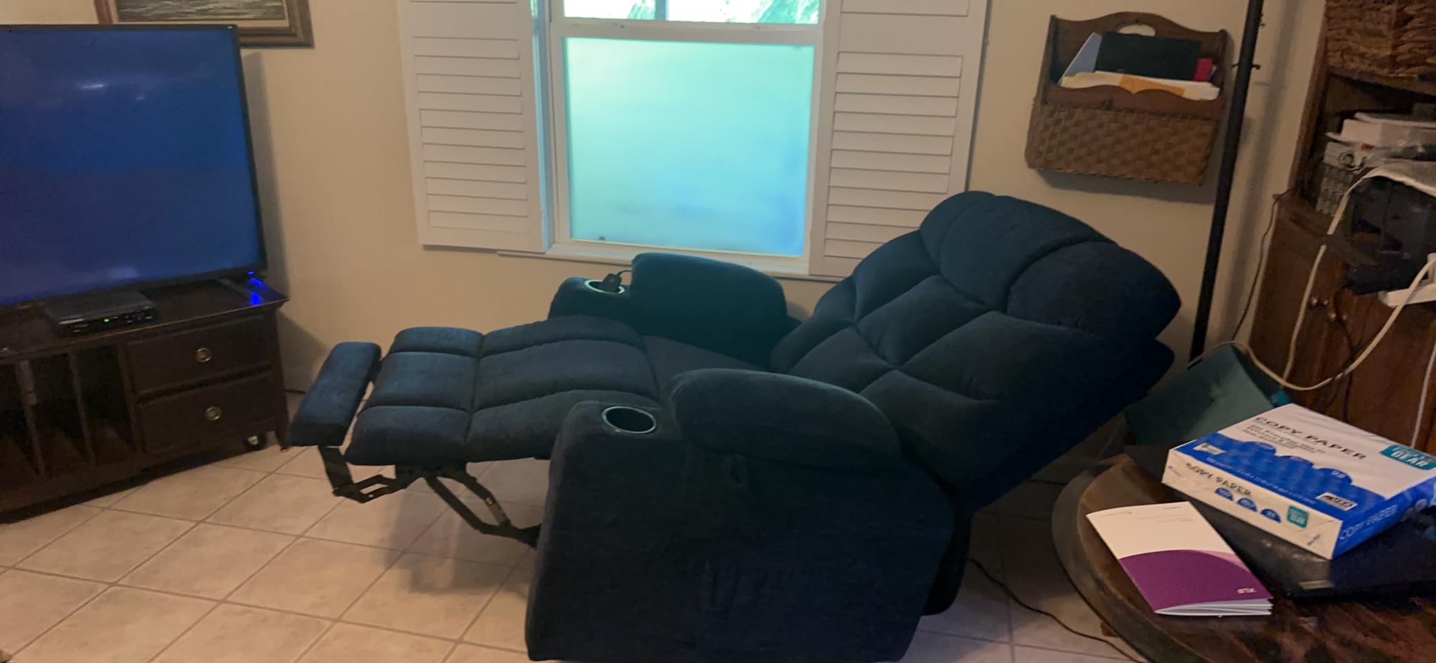 MCombo Power Lift Recliner Chair for Elderly, Fabric 7287 (Oatmeal, Medium) customer photo 1