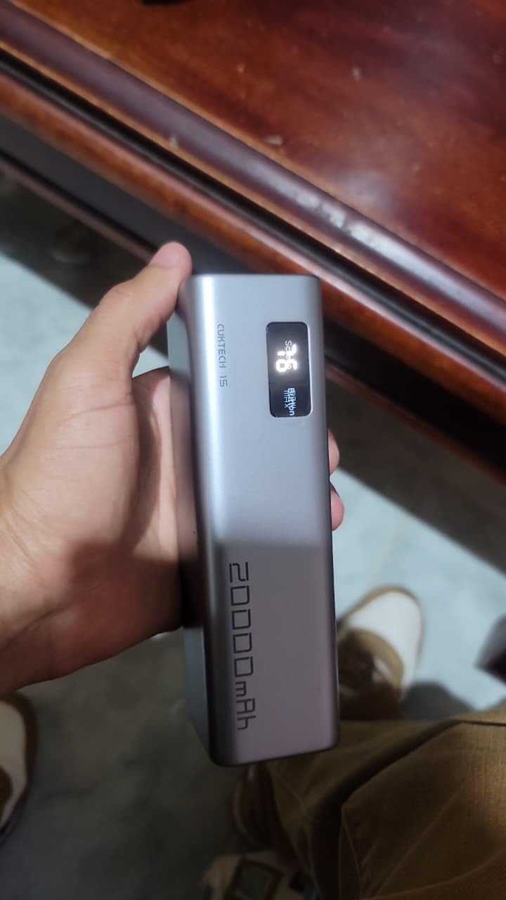 CUKTECH 15 SE Power Bank 20000mAh 65W Laptop Charger, 3-Port USB C Portable Charger, PD 3.0 Fast Charging External Battery Pack for iPhone 16/15/14 Series, Samsung, MacBook, Dell, Steam Deck, and More customer photo 1