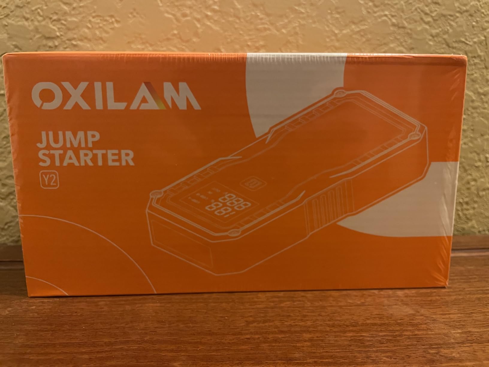 OXILAM Jump Starter 6000A for All Gas/12L Diesel, Car Battery Jumper Starter Portable, 12V Lithium Jump Box with Jumper Cables, LED Display, LED Light, Power Bank with USB, Type C Port customer photo 2