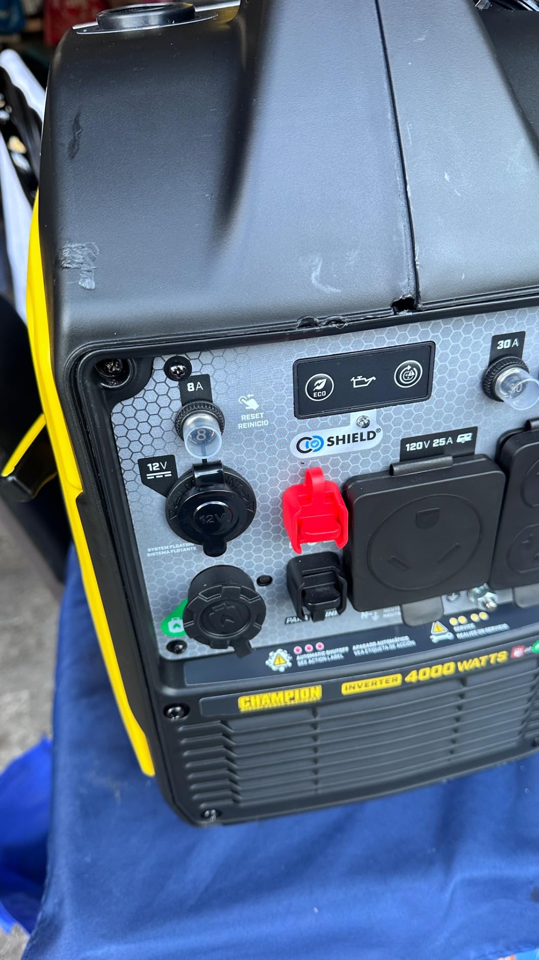Champion 4000-Watt Dual Fuel RV Ready Portable Inverter Generator customer photo 2