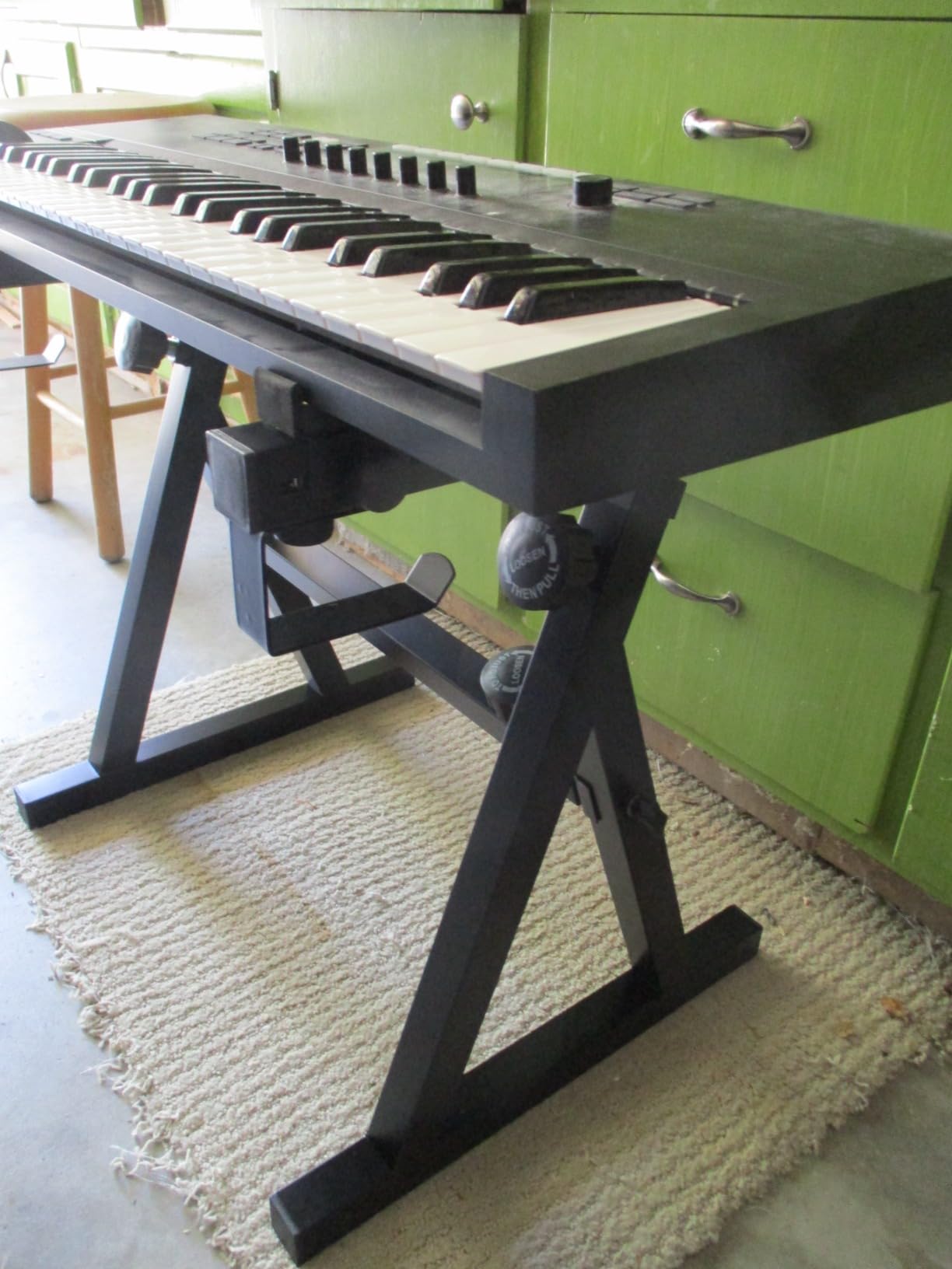 Keyboard Stand Piano Duty Stand Z Style Adjustable Keyboard Holder Piano customer photo 2