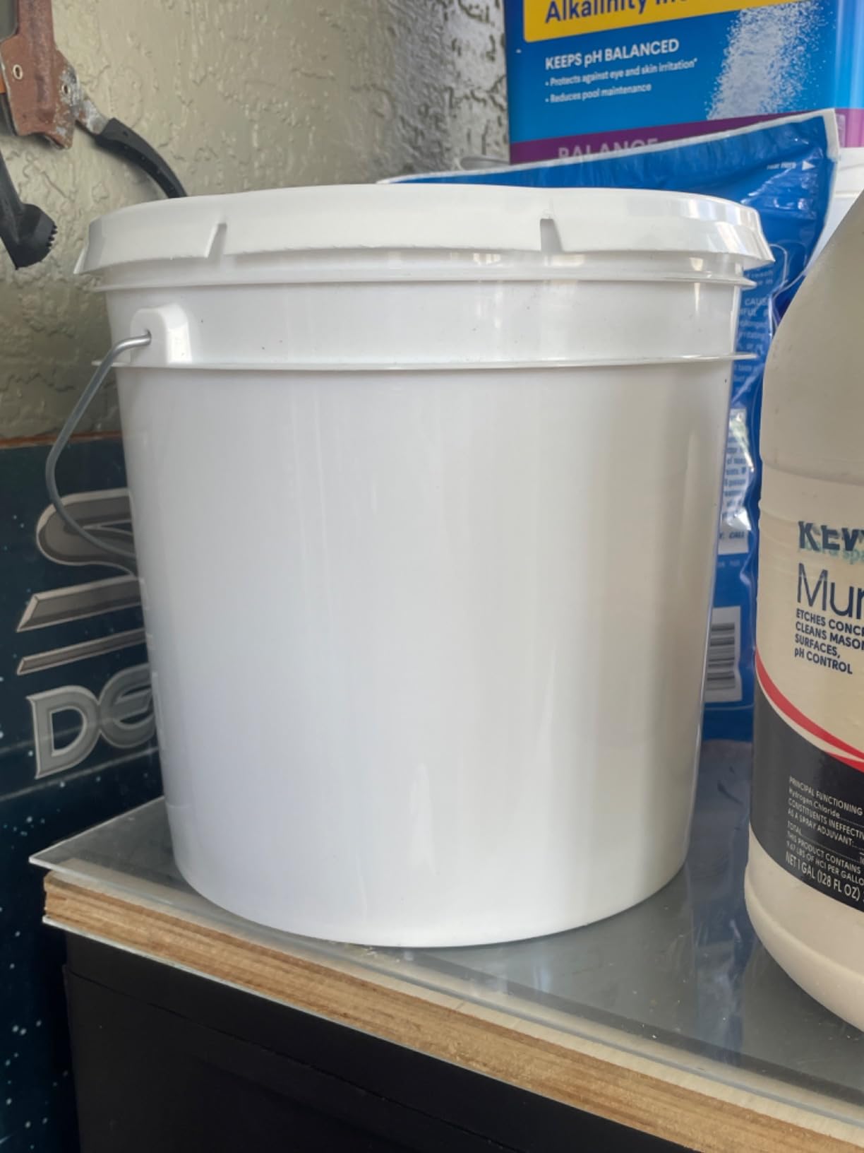 MKS Plastics White 2-Gallon Food-Grade Bucket with Airtight Lid, 2-Pack customer photo 2