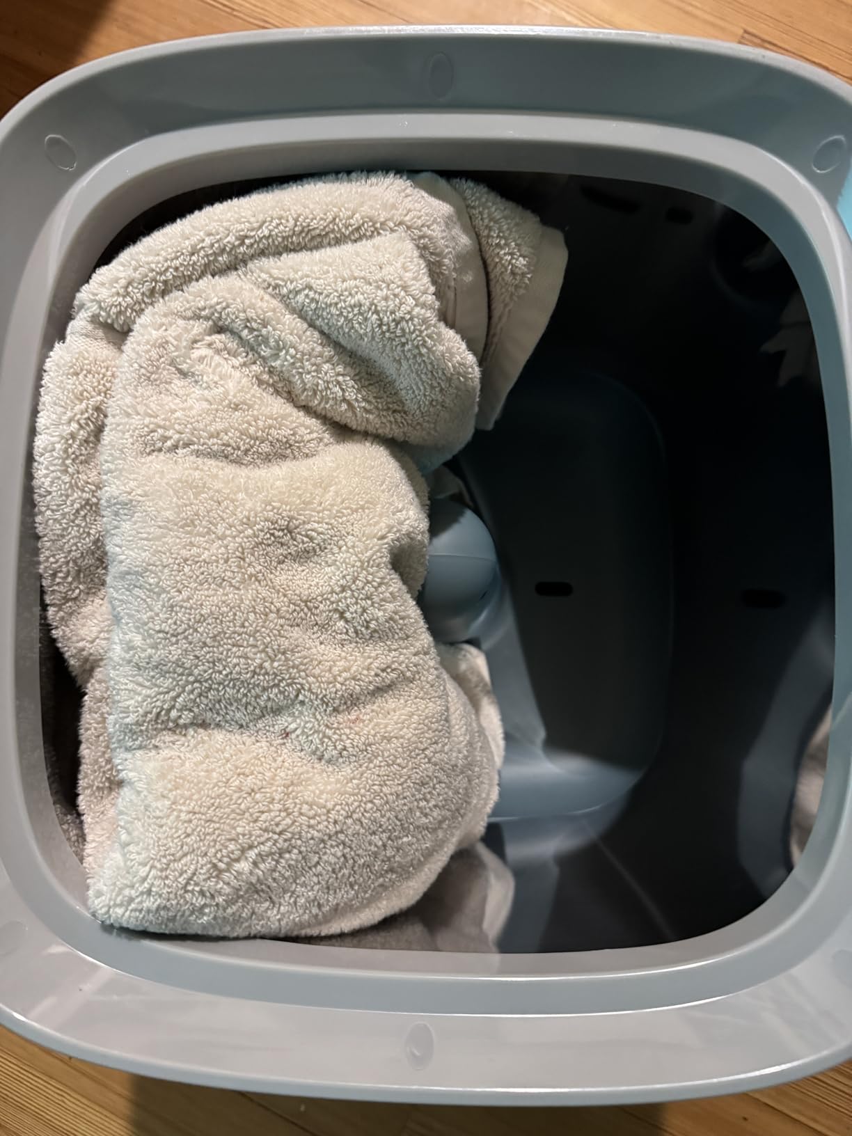 VEVOR Towel Warmers for Bathroom, 25 L Towel Warmer Bucket with Auto Shut Off for Spa Fits up to 5 Oversized Towels, Blankets, Clothes, Bathrobes, PJ's and More customer photo 1