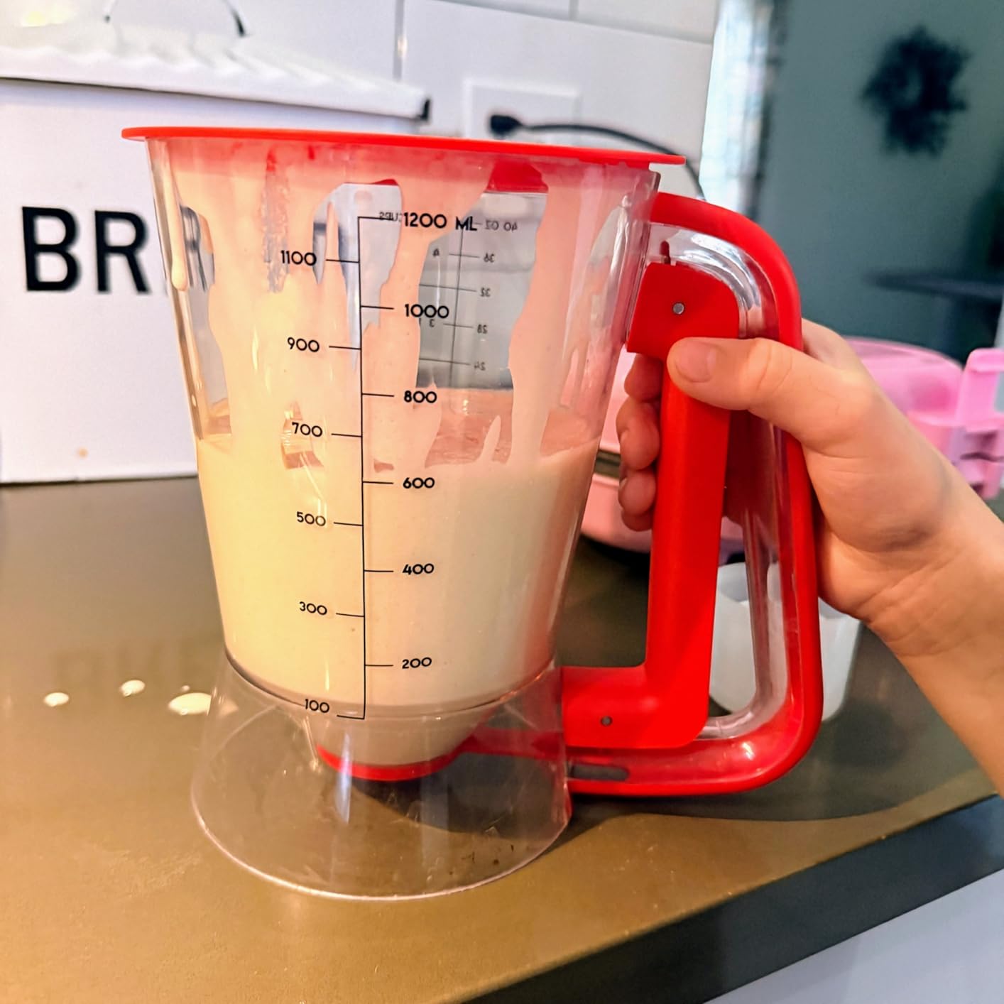 Eggssentials Pancake Batter Dispenser with Squeeze Handle Pancake Dispenser customer photo 2