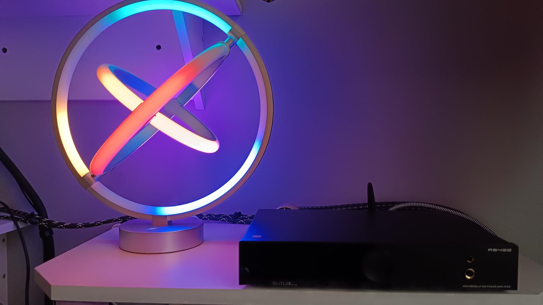 Lepro TB1 AI Smart Table Lamp, RGB+IC Addressable Color Changing Desk Lamp customer photo 2