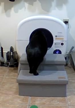 Cumrige Automatic Litter Box,Safety Sensor,App Control,95L Large Capacity customer photo 1