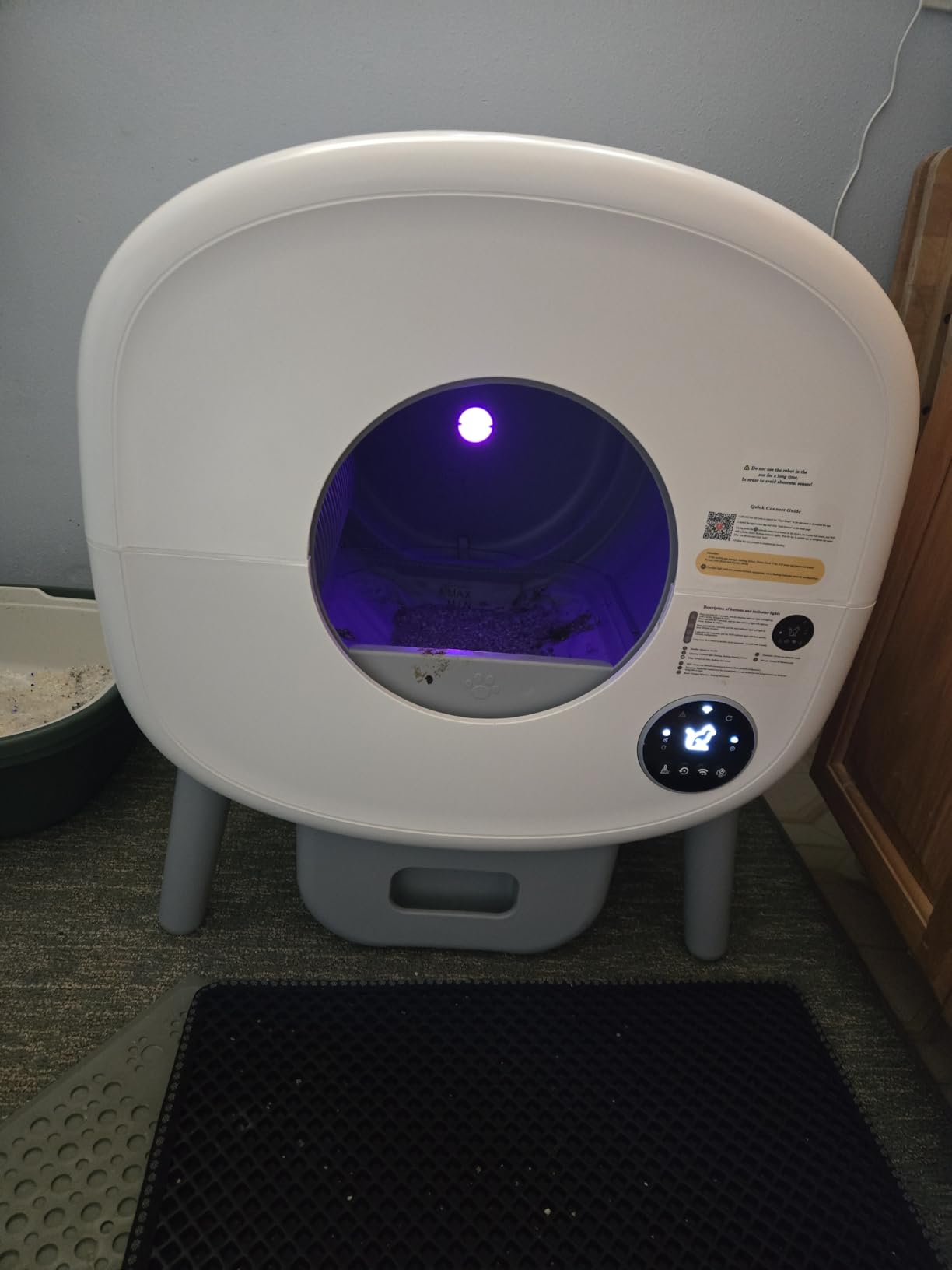 Cumrige Automatic Litter Box,Safety Sensor,App Control,95L Large Capacity customer photo 2