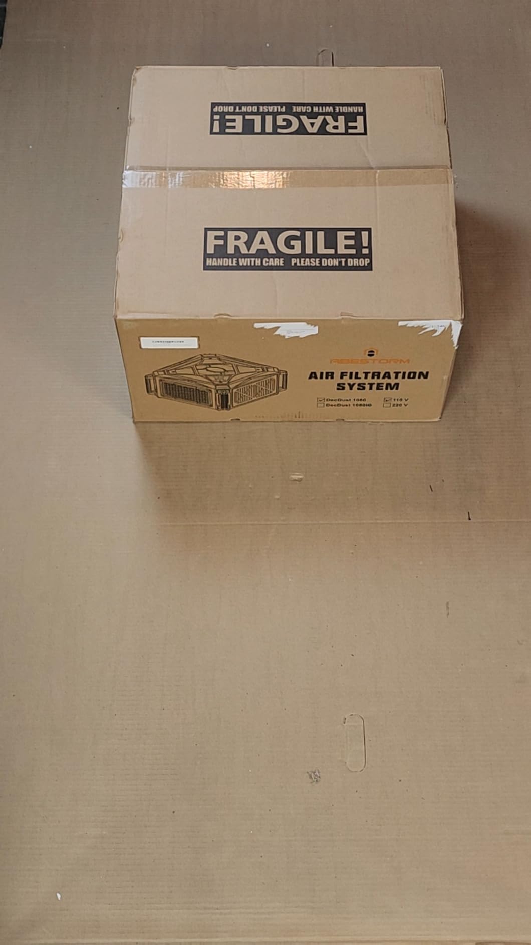 Abestorm 780 CFM Hanging Air Filtration System, Remote Control, DecDust 780 customer photo 1
